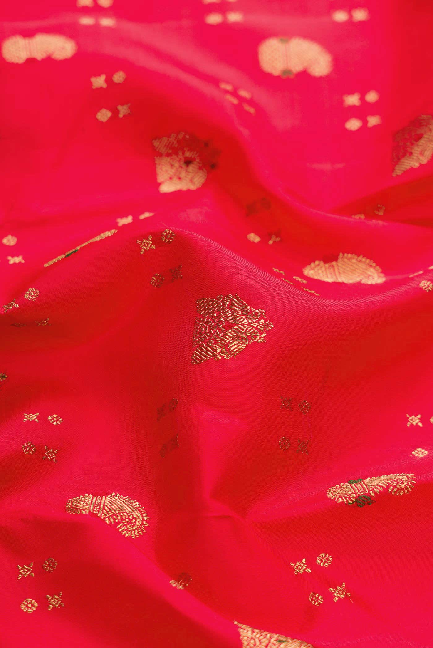 Red Kanjivaram Silk Saree - Image 3