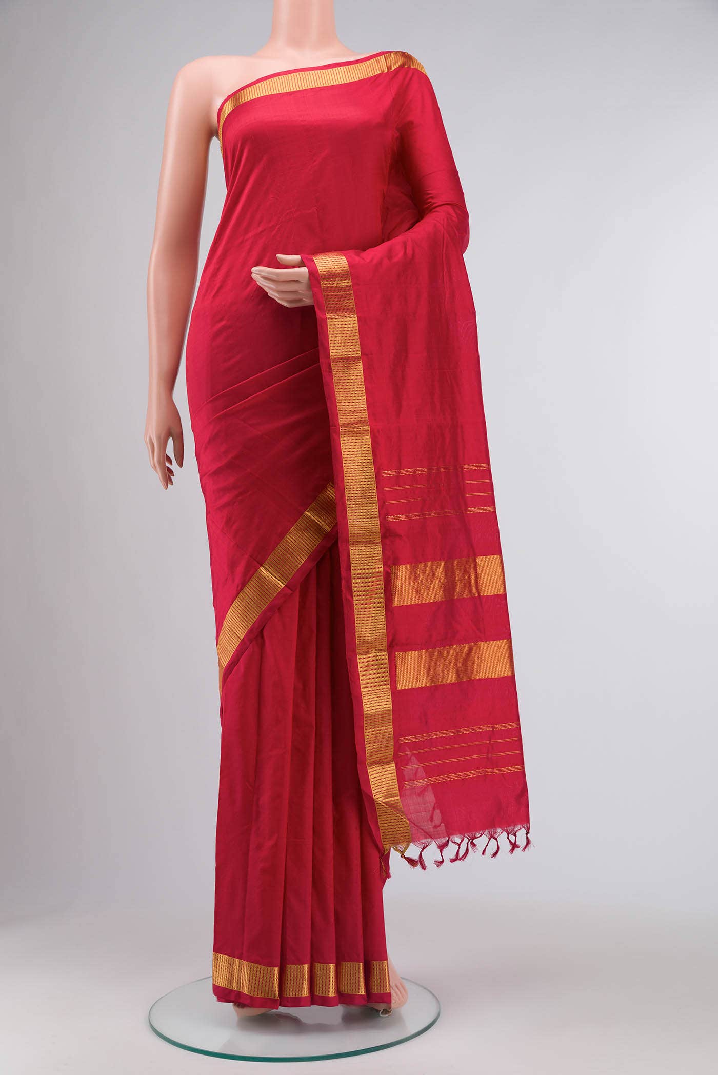 Red Kanjivaram Silk Saree