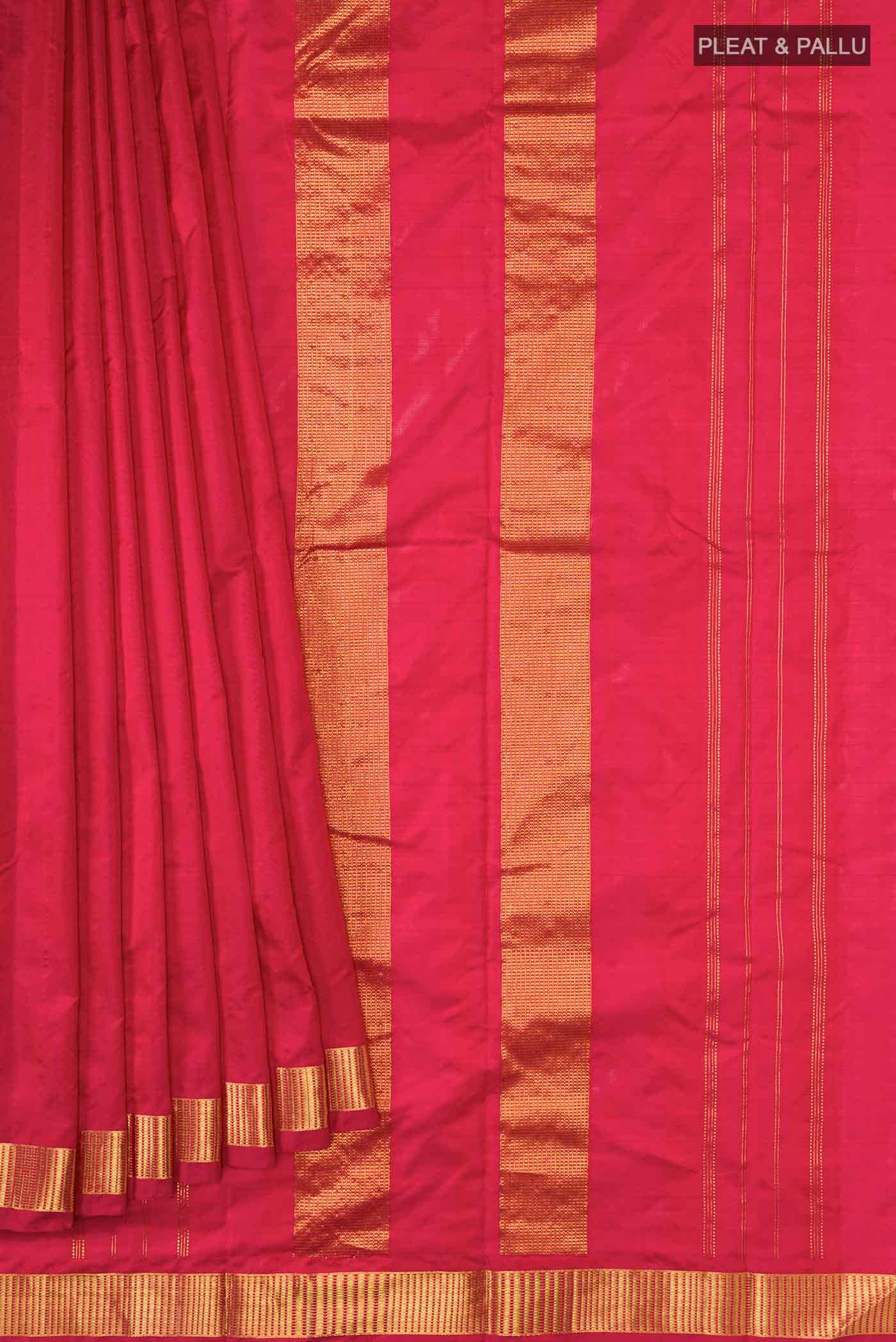 Red Kanjivaram Silk Saree - Image 2