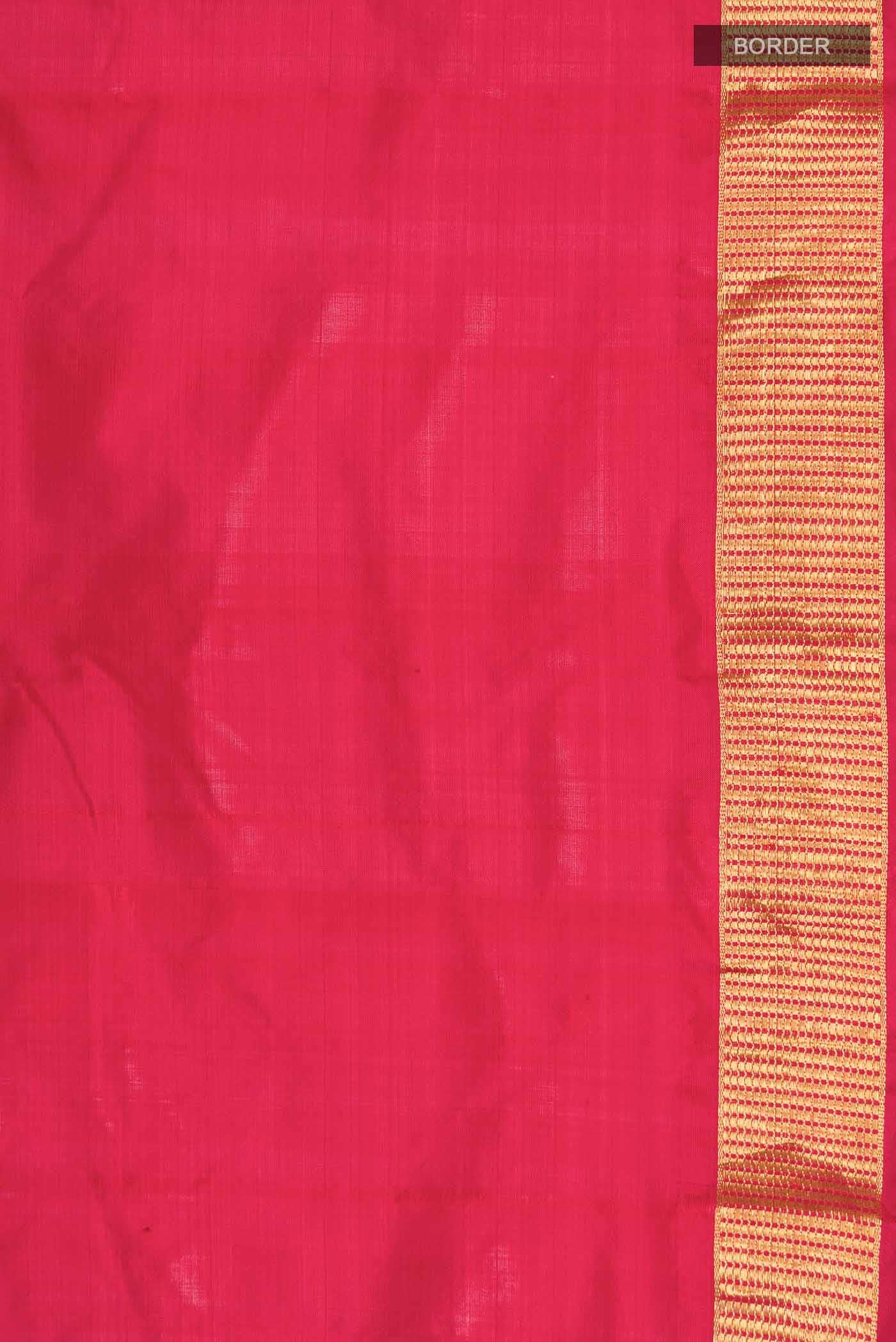 Red Kanjivaram Silk Saree - Image 5