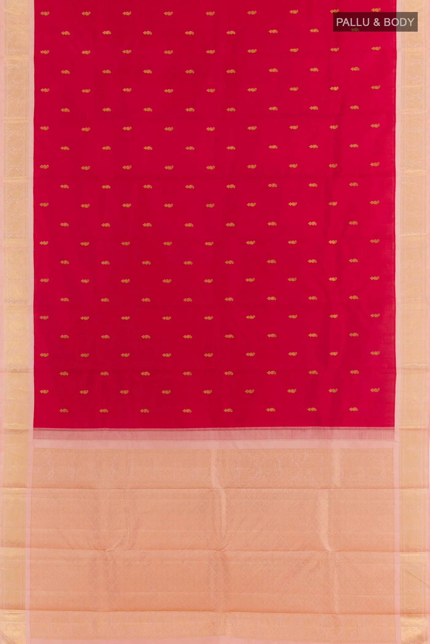 Red Kanjivaram Silk Saree - Image 5