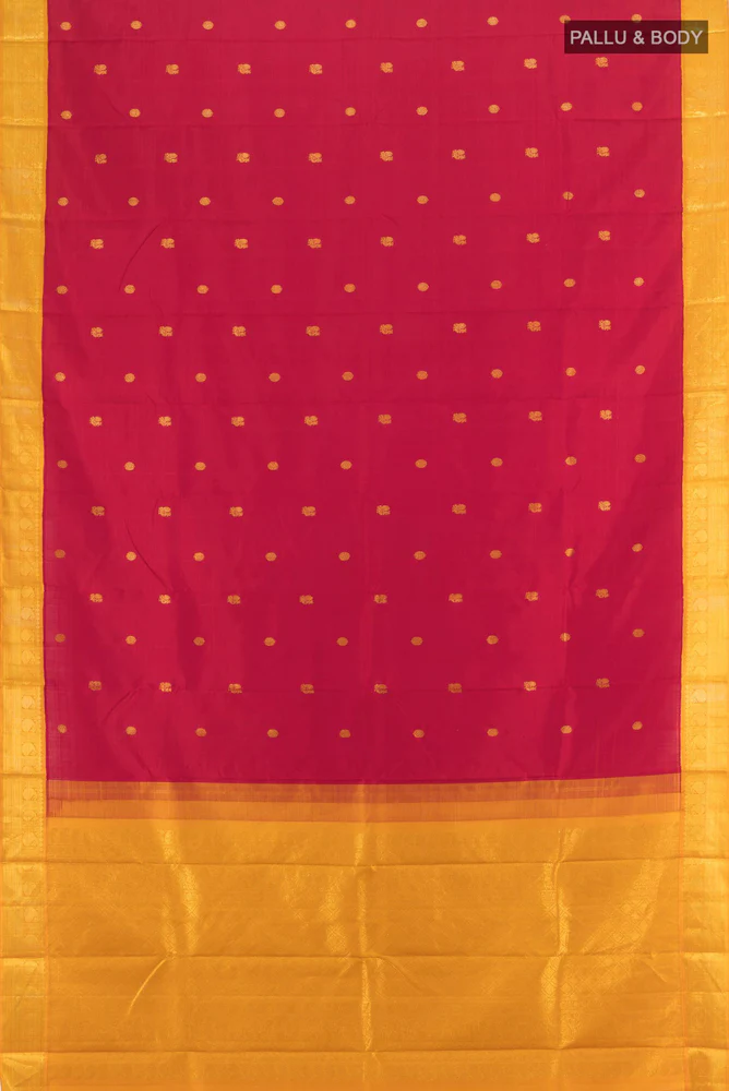 Red Kanjivaram Silk Saree - Image 5
