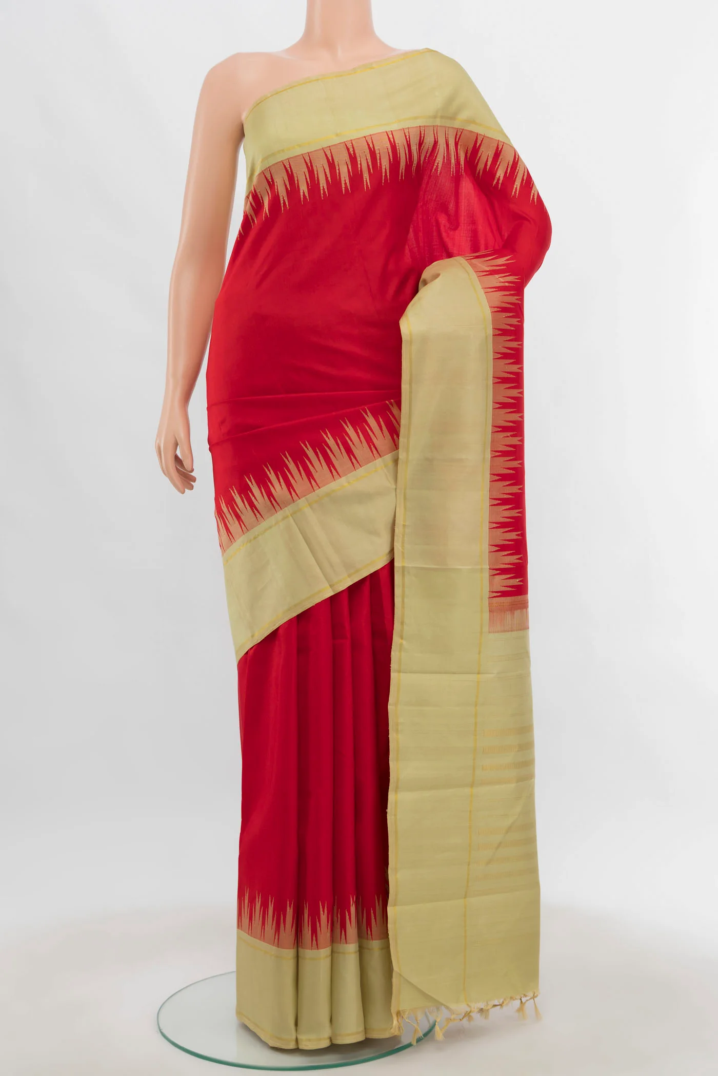 Red Kanjivaram Silk Saree