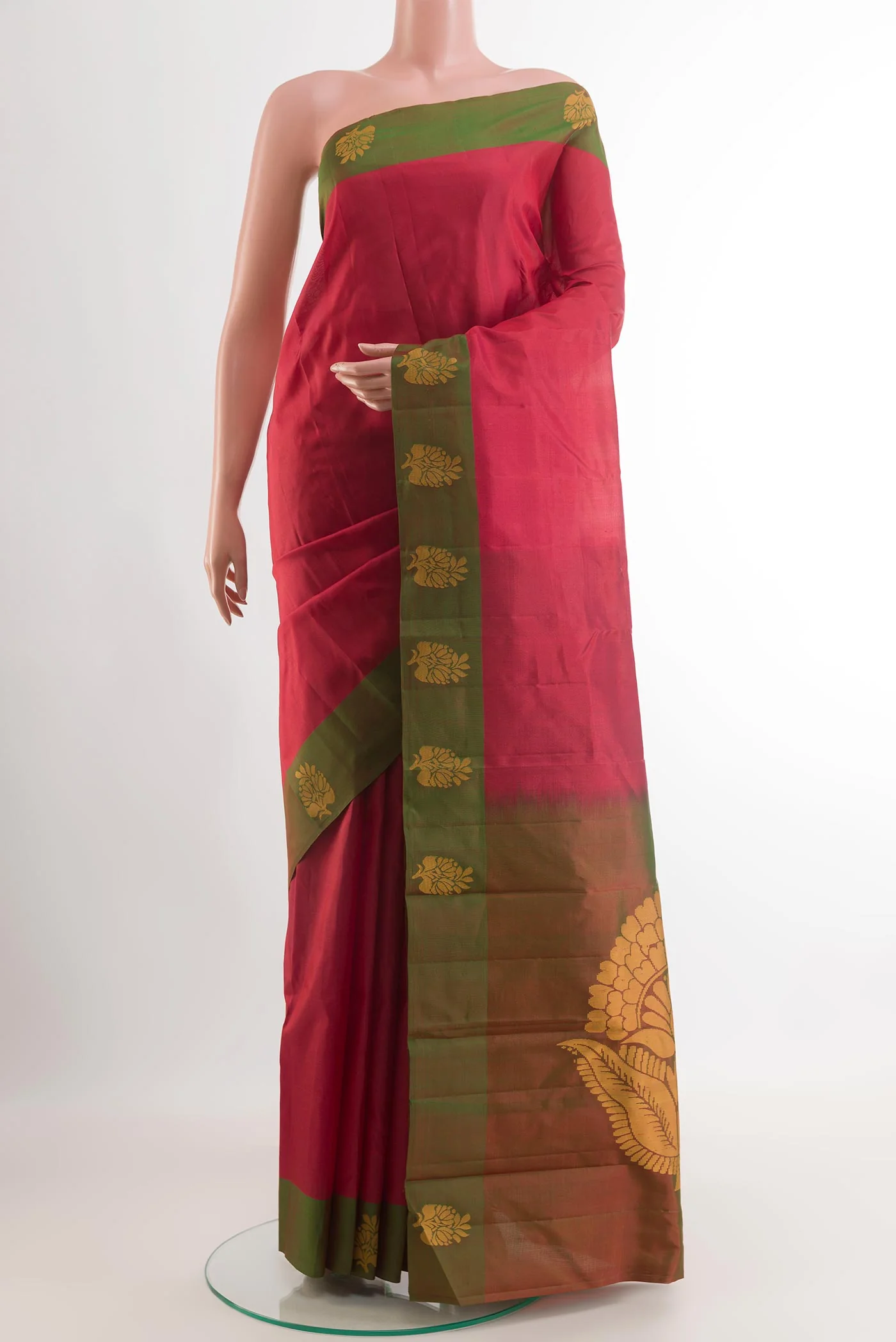 Red Kanjivaram Silk Saree