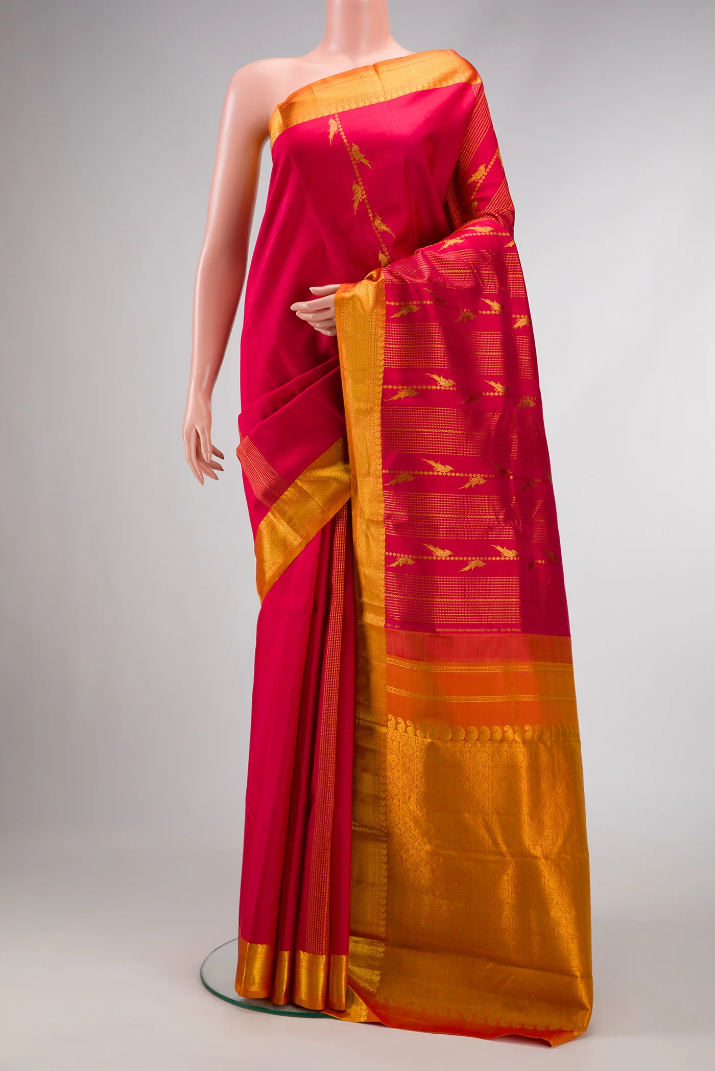Red Kanjivaram Silk Saree