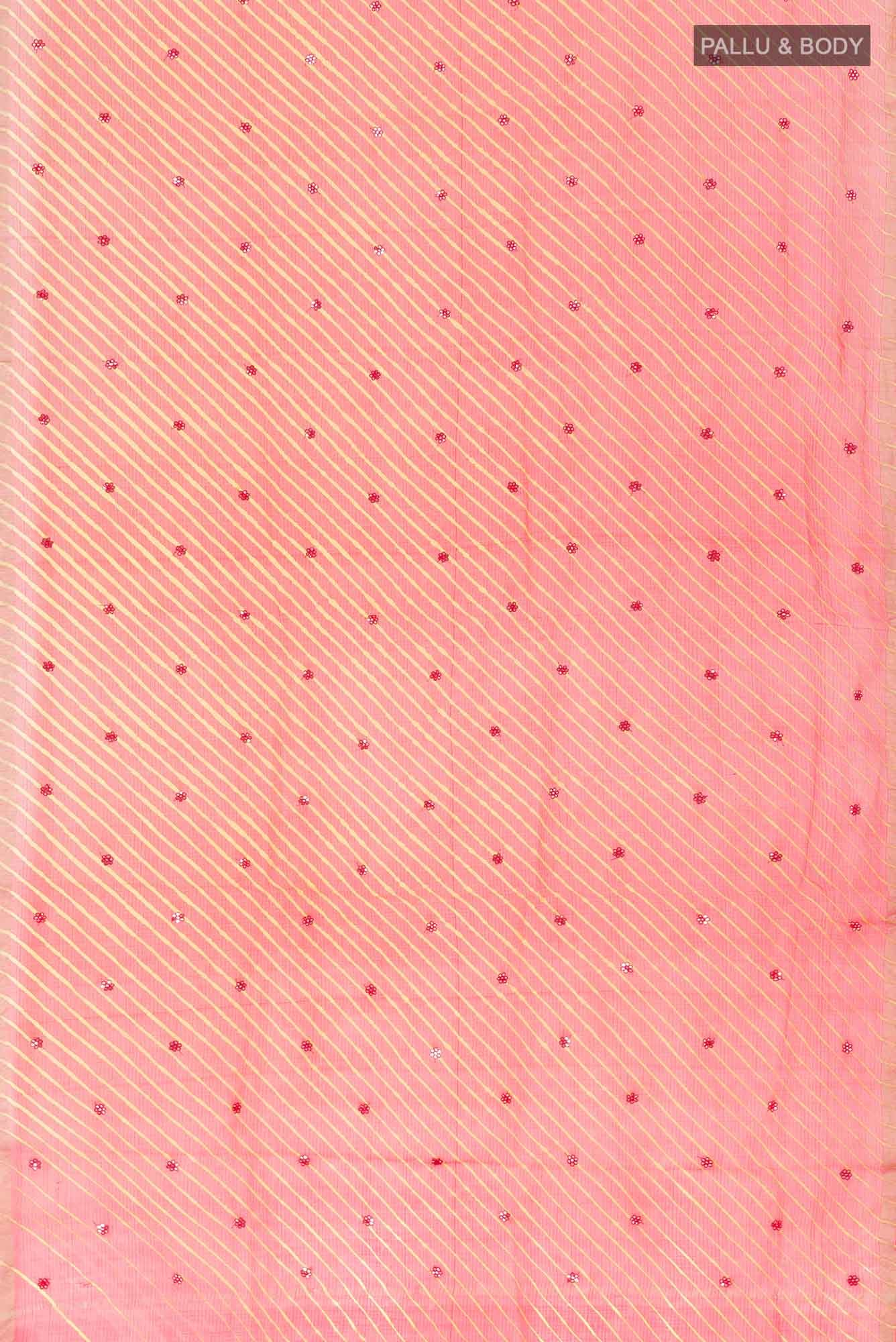 Red Kota Silk Saree - Image 2
