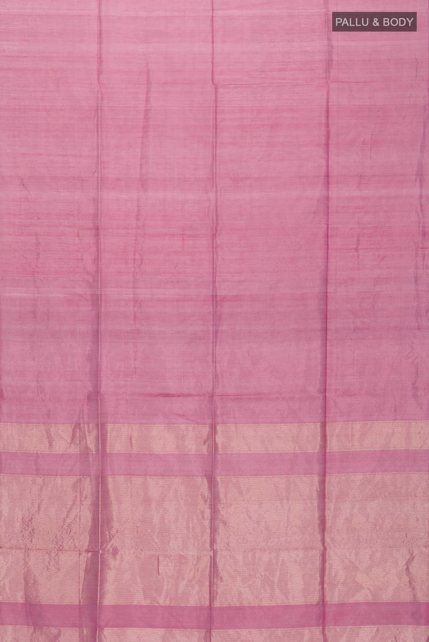 Red Maheshwari Silk Cotton Saree - Image 3