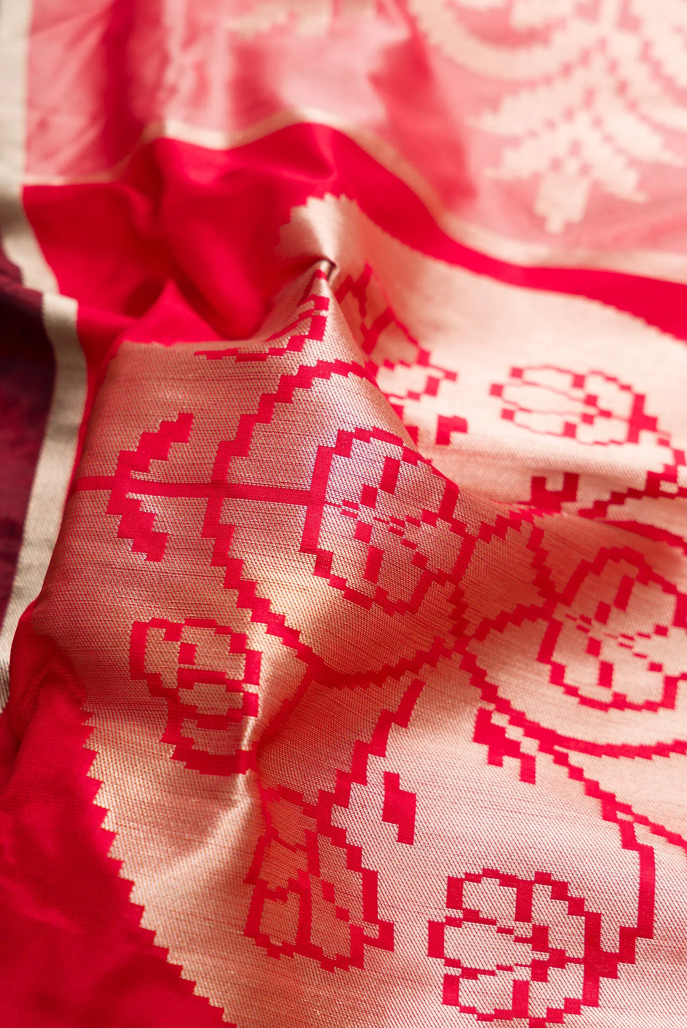 Multi Color Banarasi Silk Saree - Image 2