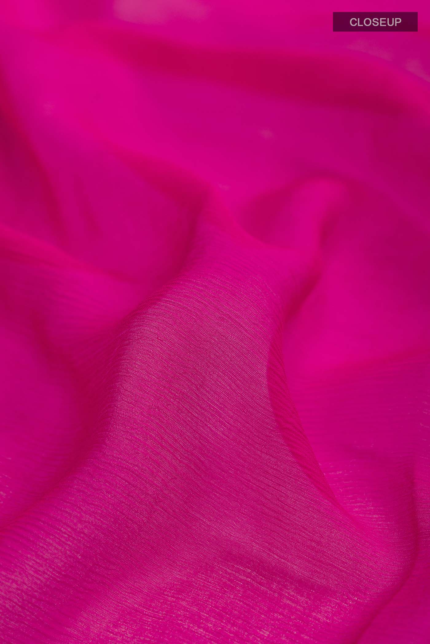 Pink Mysore Chiffon Saree - Image 2
