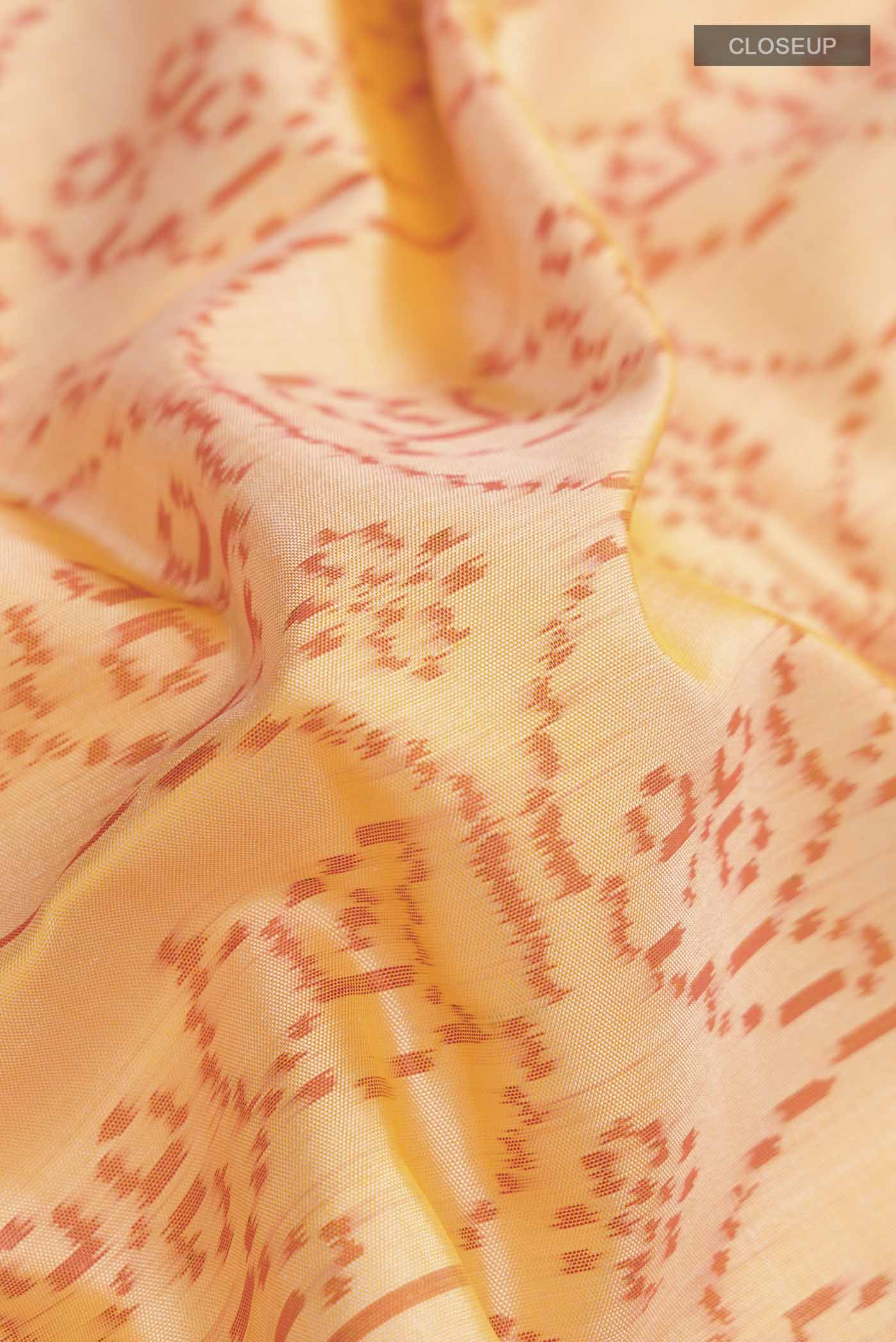 Red Rajkot Patola Silk Saree - Image 2