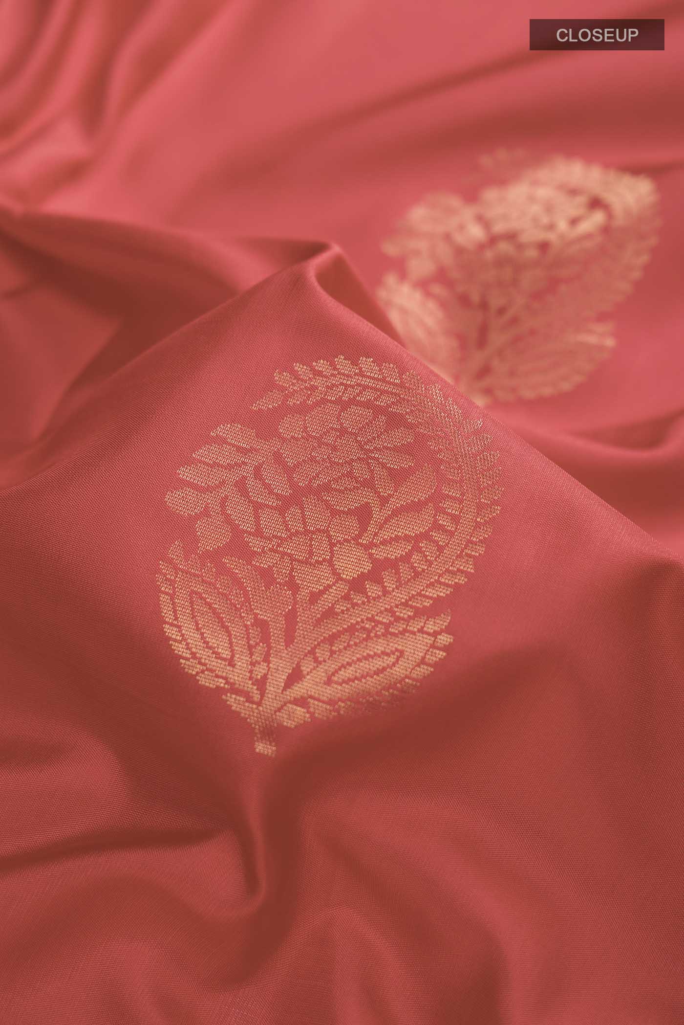 Red Soft Silk Saree - Image 2