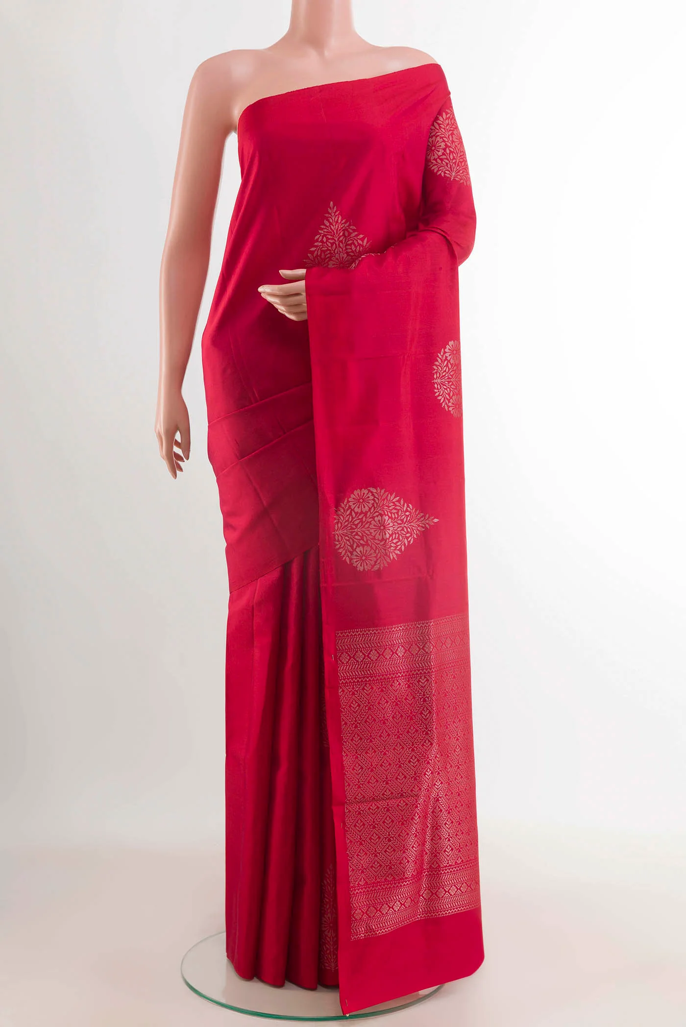 Red Soft Silk Saree
