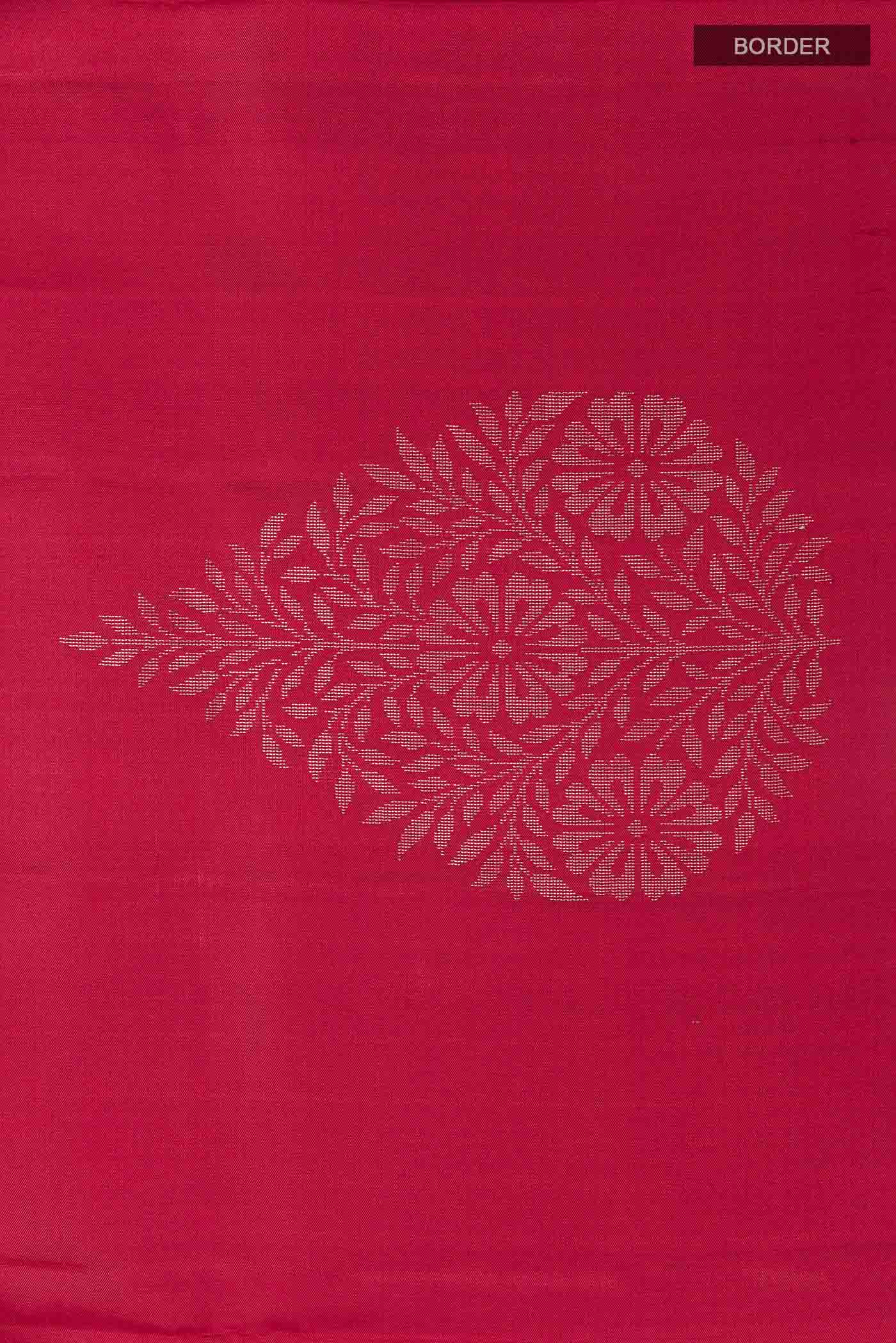 Red Soft Silk Saree - Image 3