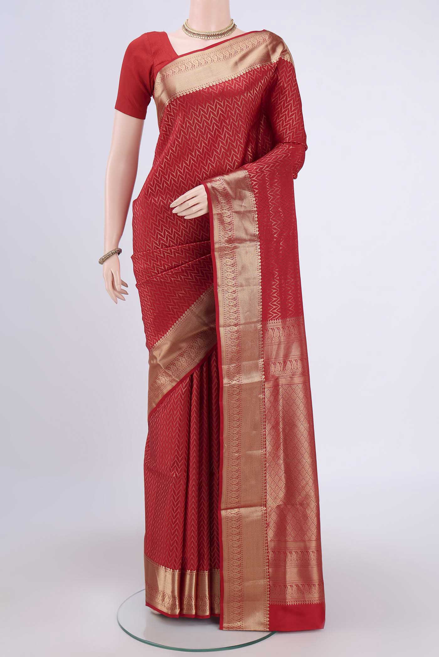 Red Soft Silk Saree