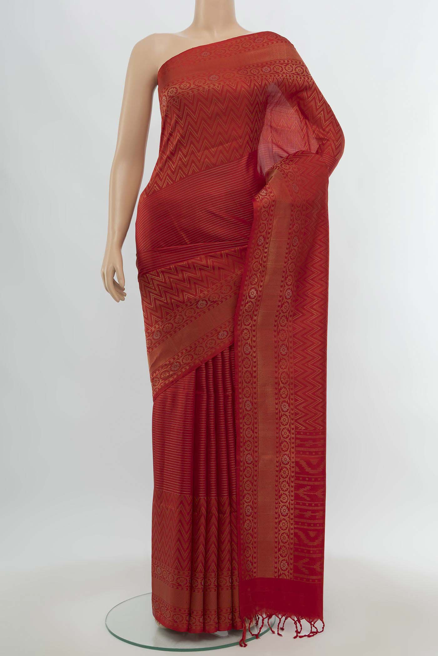 Red Soft Silk Saree