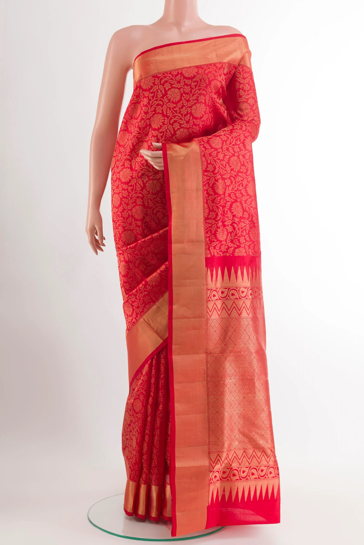 Red Soft Silk Saree