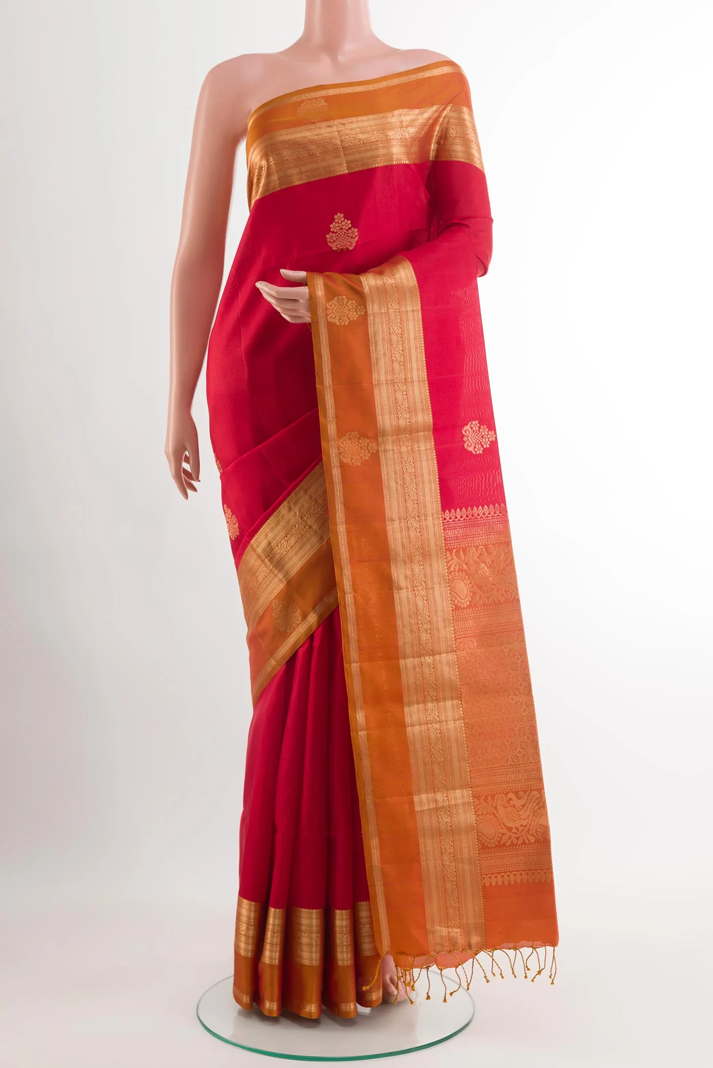 Red Soft Silk Saree