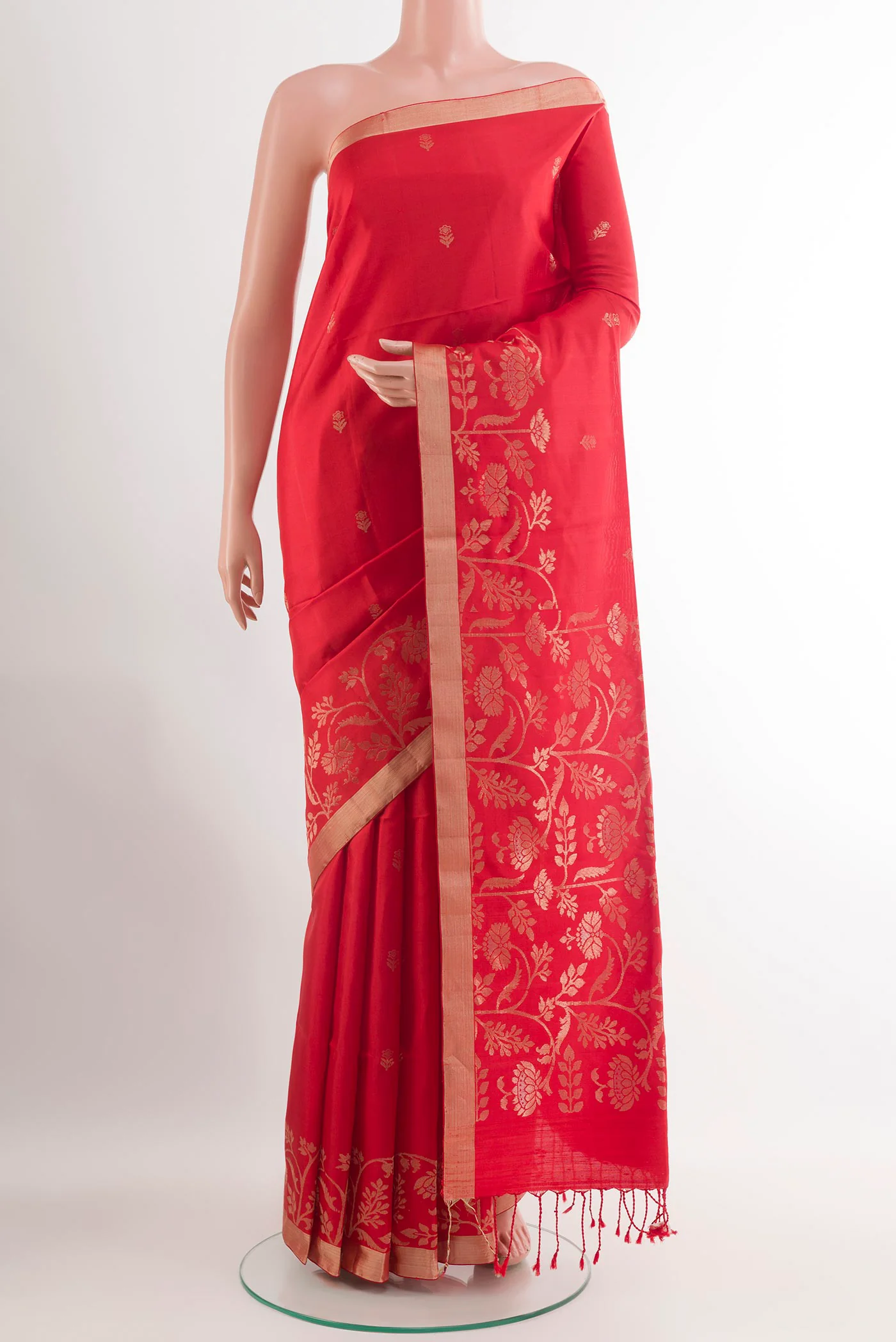 Red Soft Silk Saree