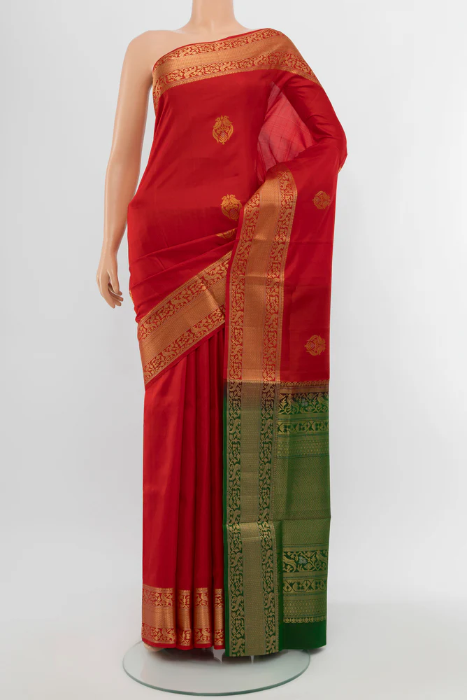Red Soft Silk Saree