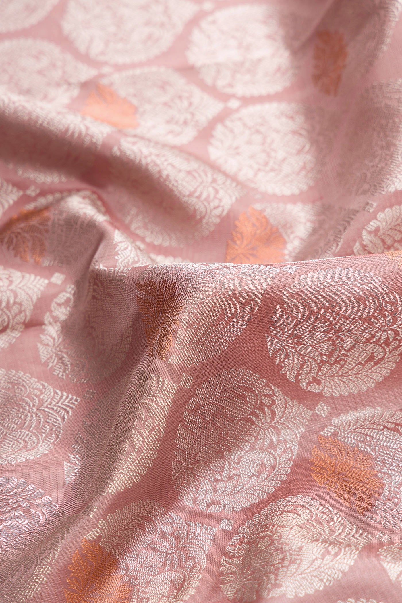 Mauve Kanchipuram Silk Saree - Image 2