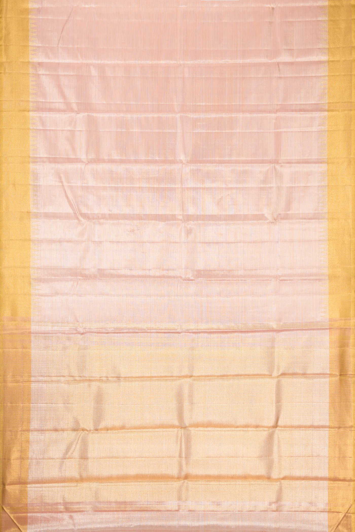 Rose pink Dual Tone Kanjivaram Tissue Silk Saree - Image 6