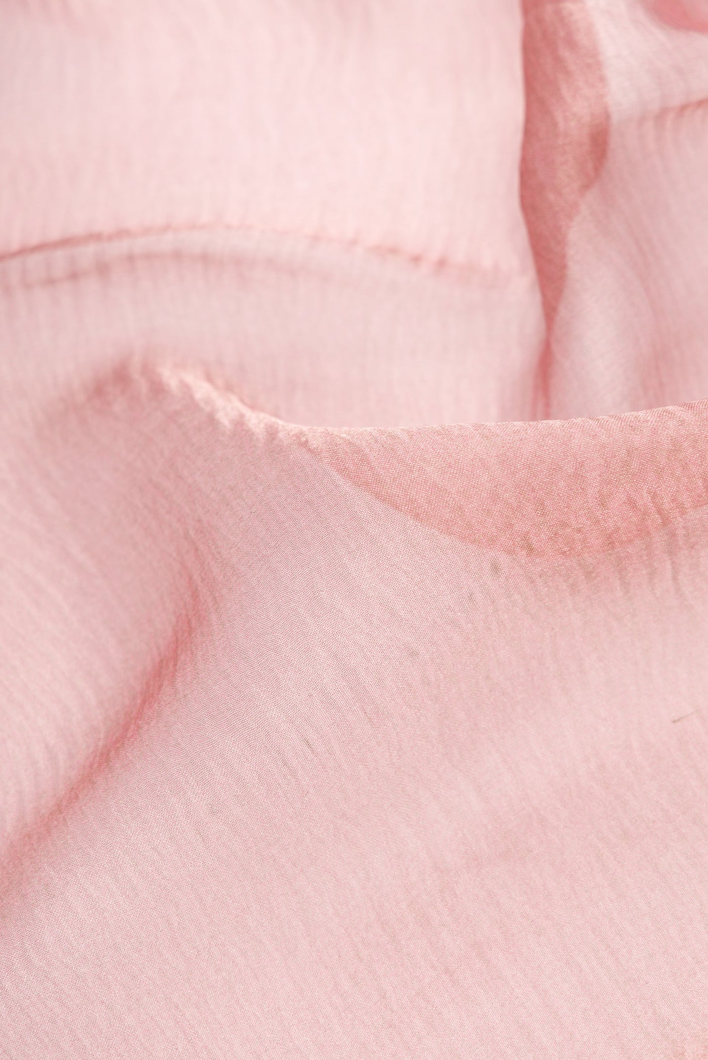 Rose Gold Organza Silk Saree - Image 2