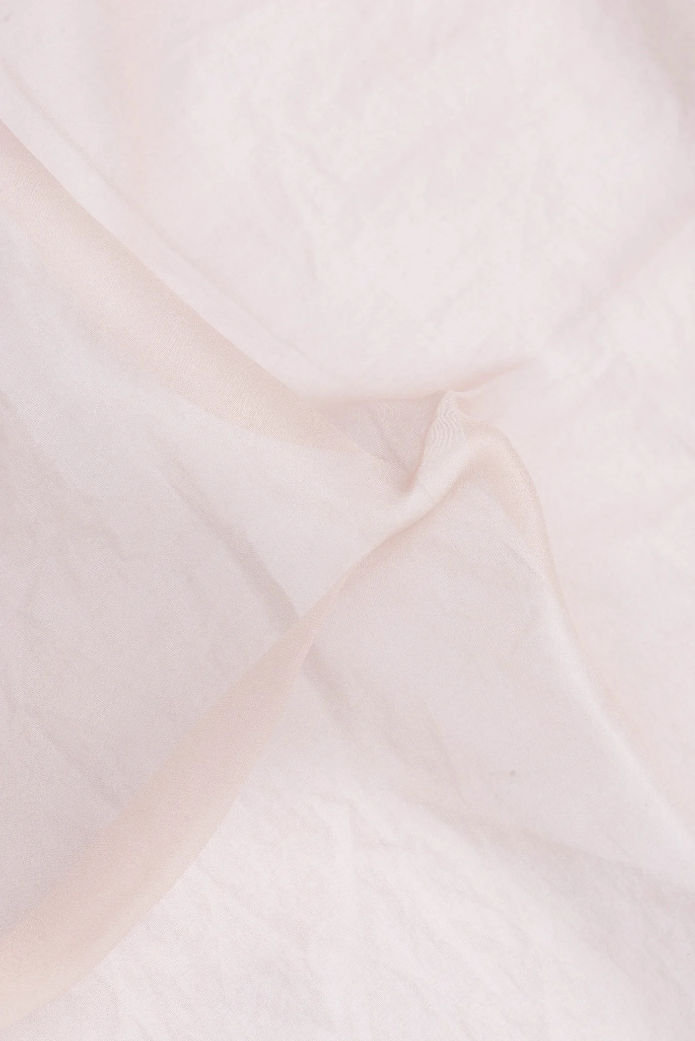Rose Gold Organza Silk Saree - Image 2
