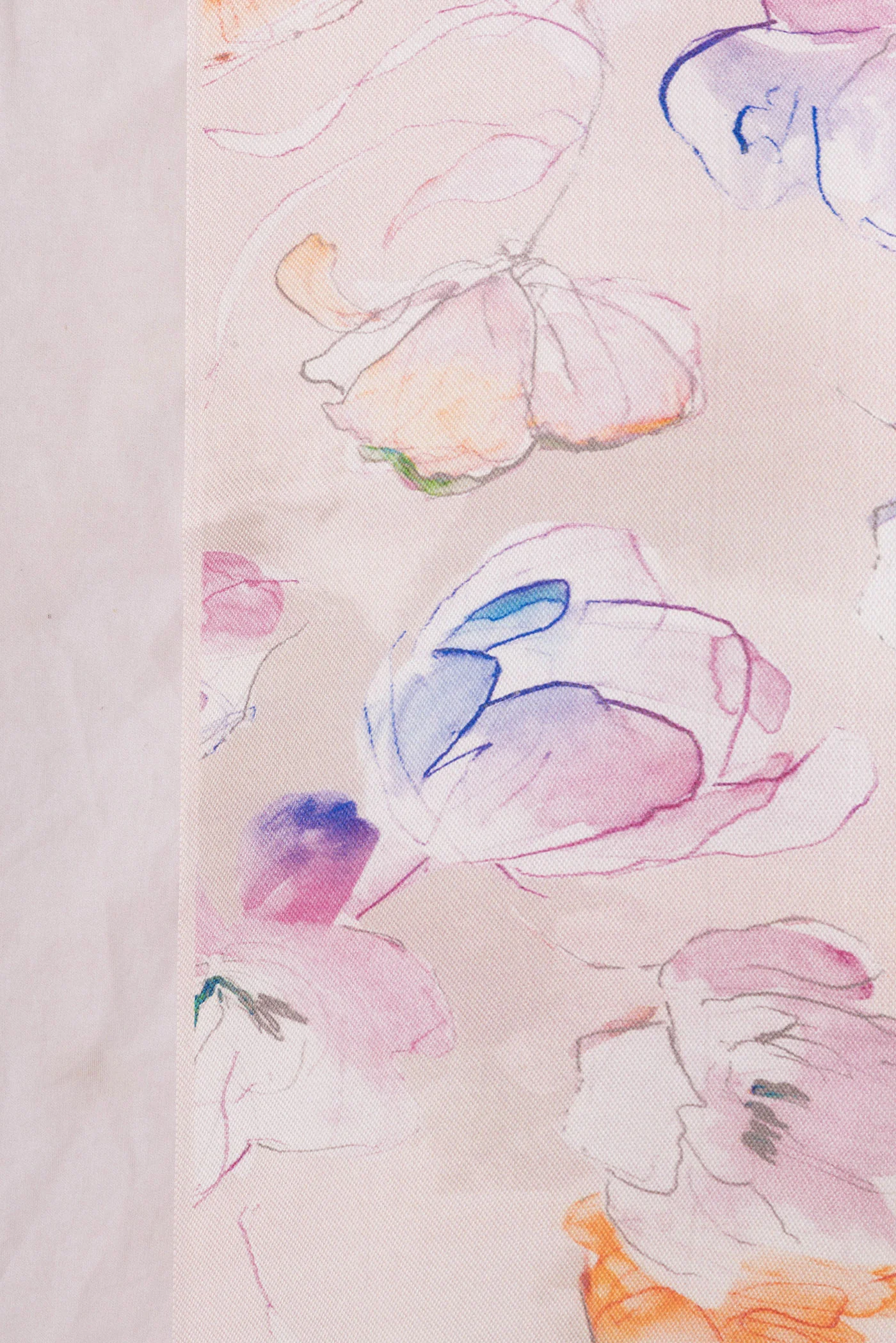 Rose Gold Organza Silk Saree - Image 3