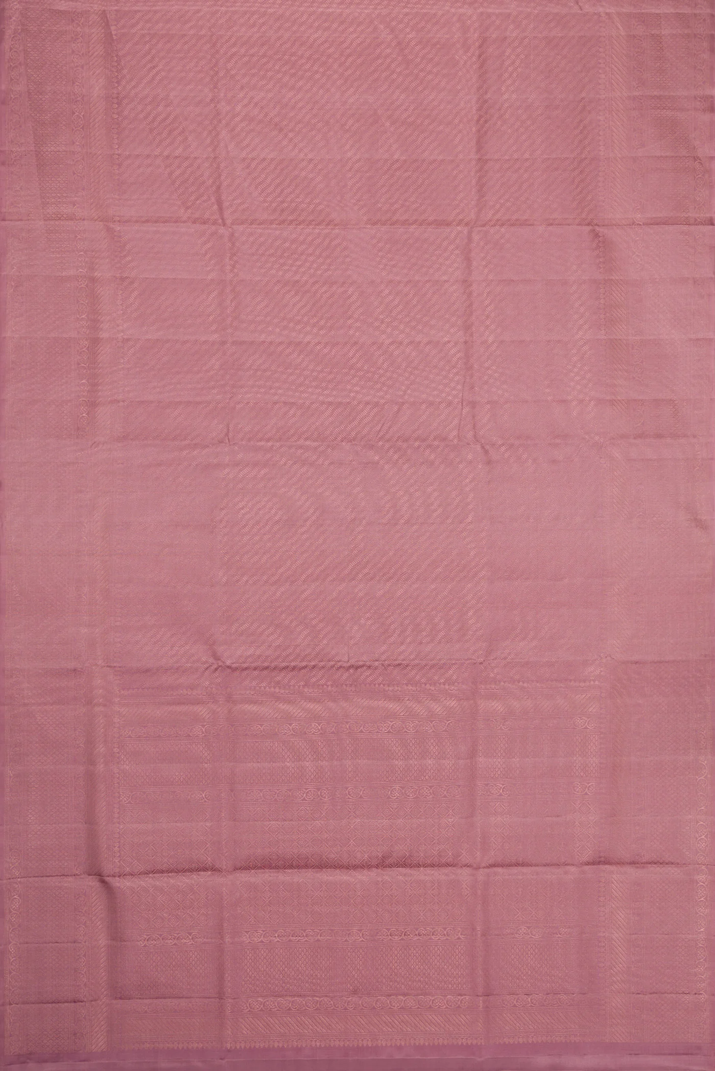 Rose Gold Soft Silk Saree - Image 6