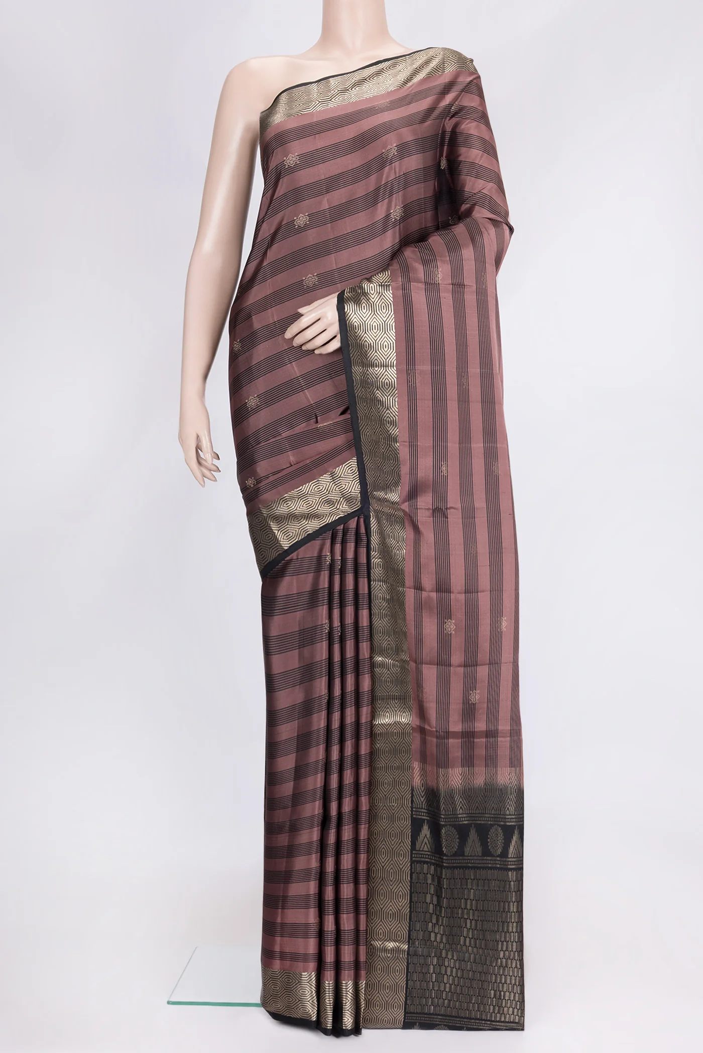 Mauve Soft Silk Saree