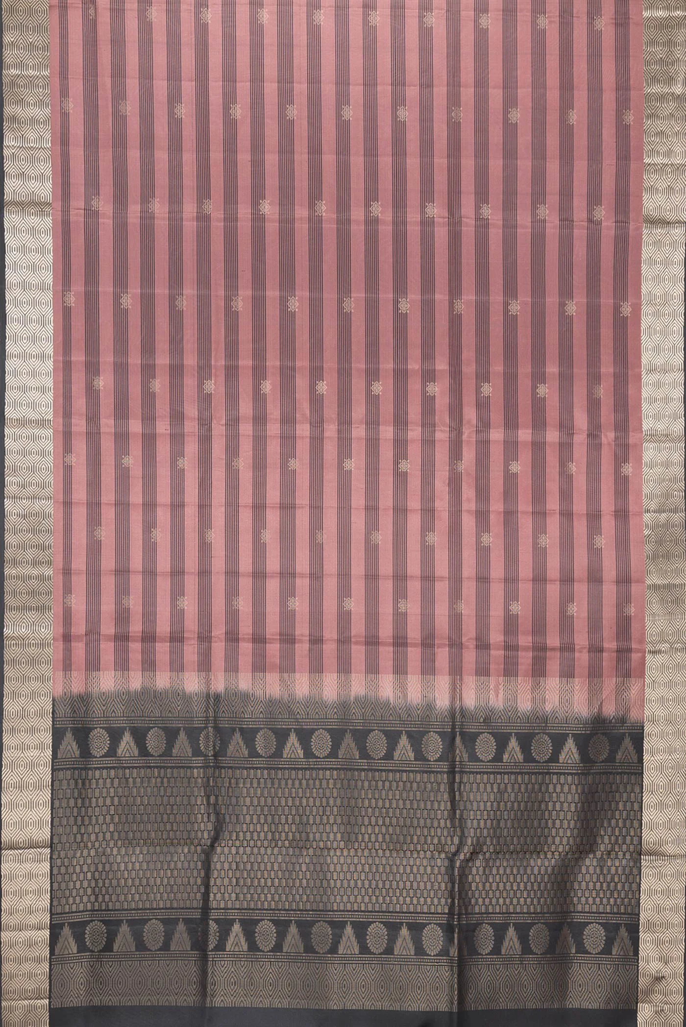 Mauve Soft Silk Saree - Image 6