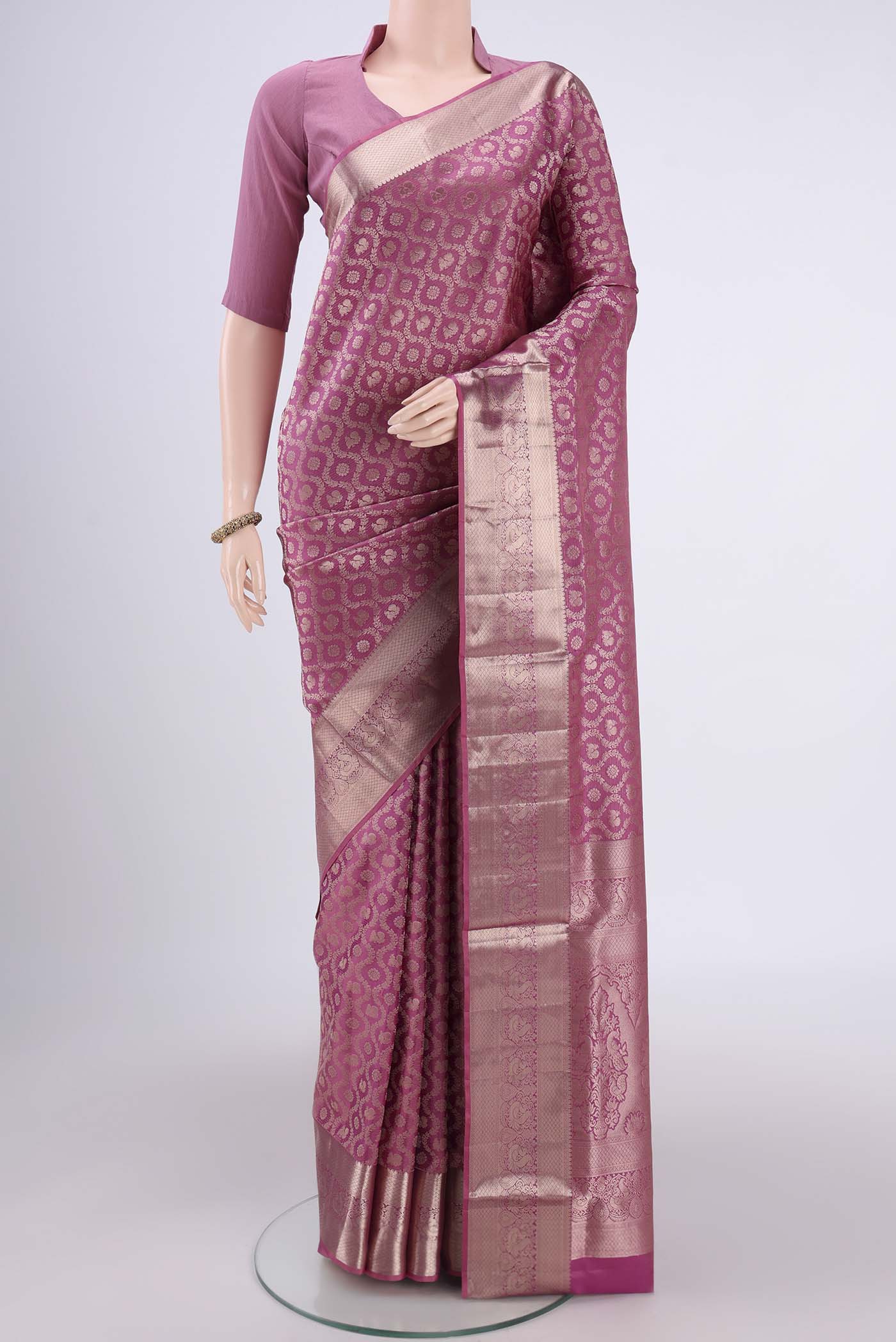 Pink Soft Silk Saree