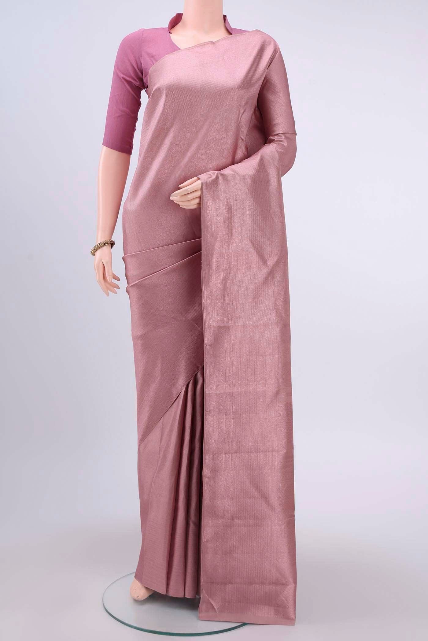 Mauve Kanchipuram Silk Saree