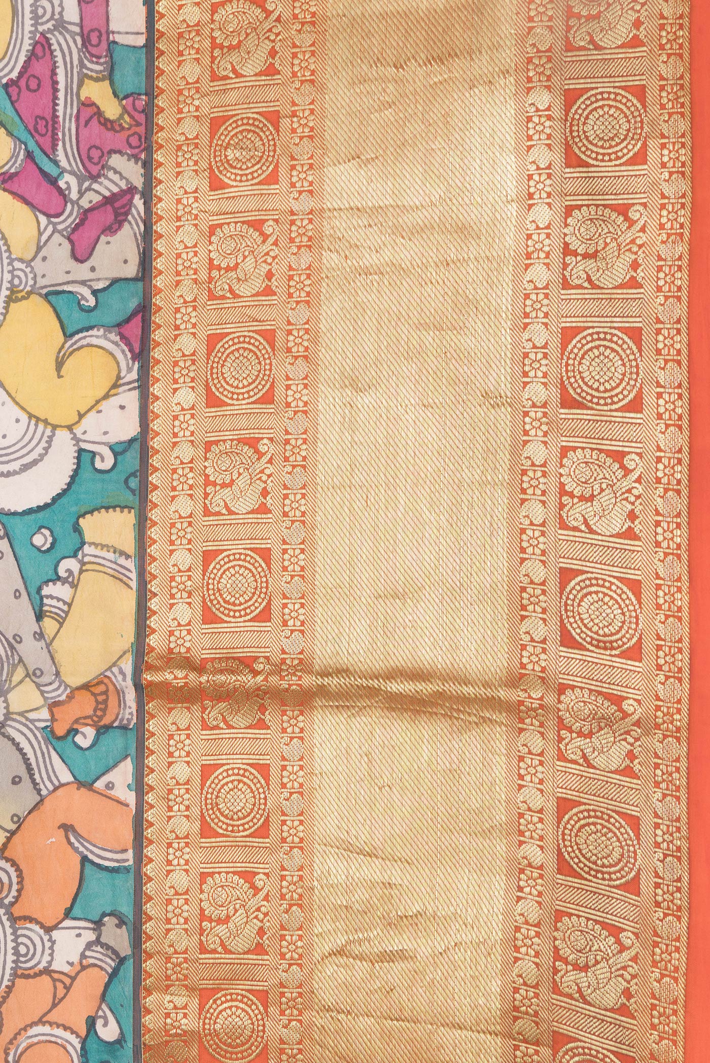 Blue Kanchipuram Silk Saree - Image 3