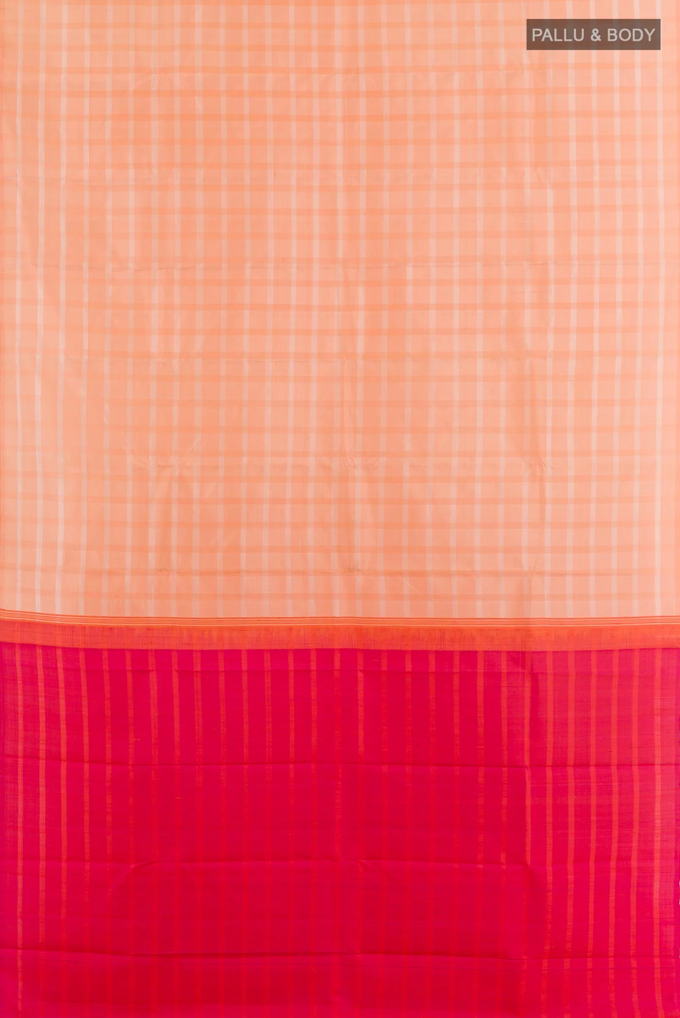 Peach Kanjivaram Silk Saree - Image 3