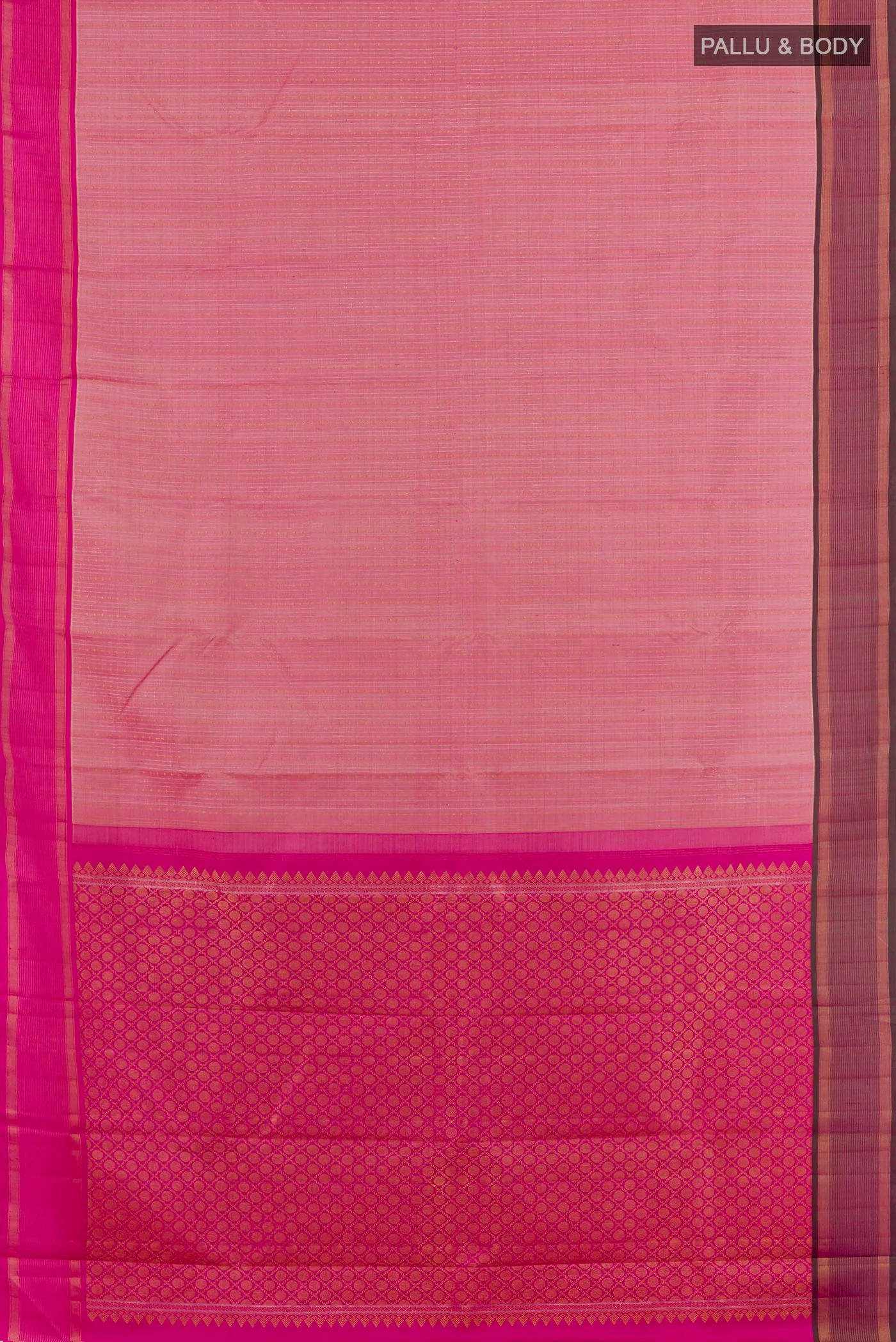 Pink Kanjivaram Silk Saree - Image 3
