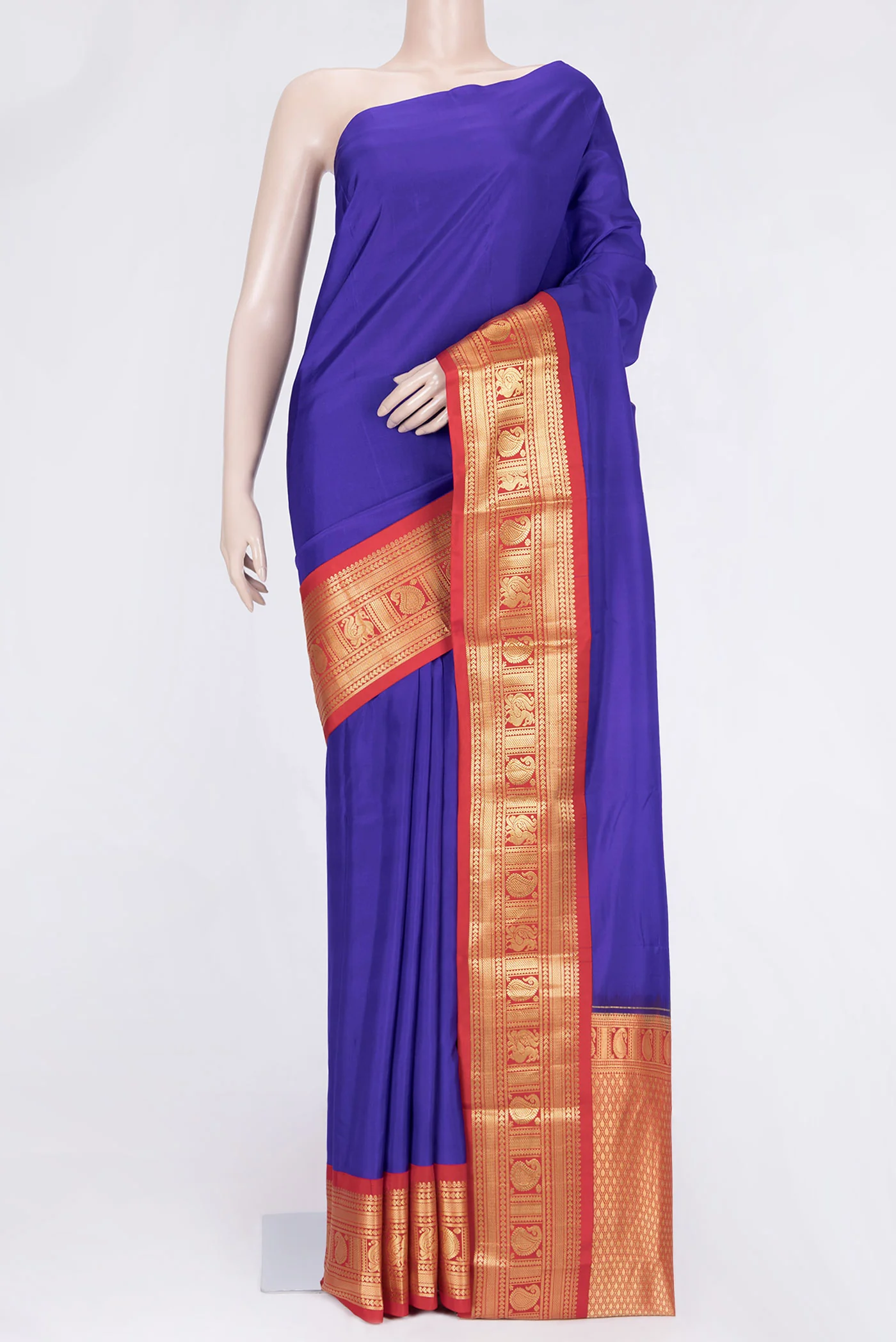 Royal Blue Kanchipuram Silk Saree
