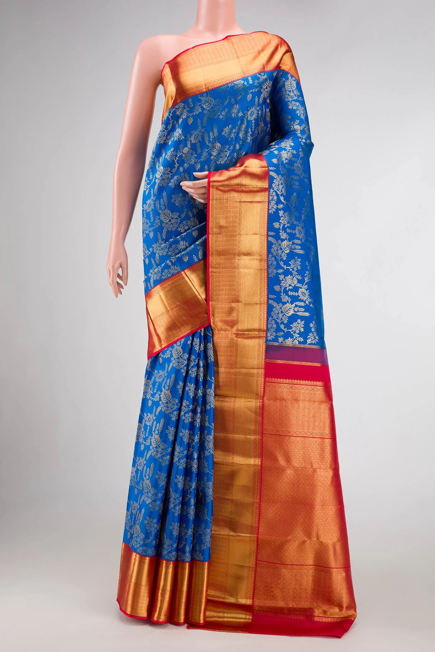 Royal Blue Kanchipuram Silk Saree