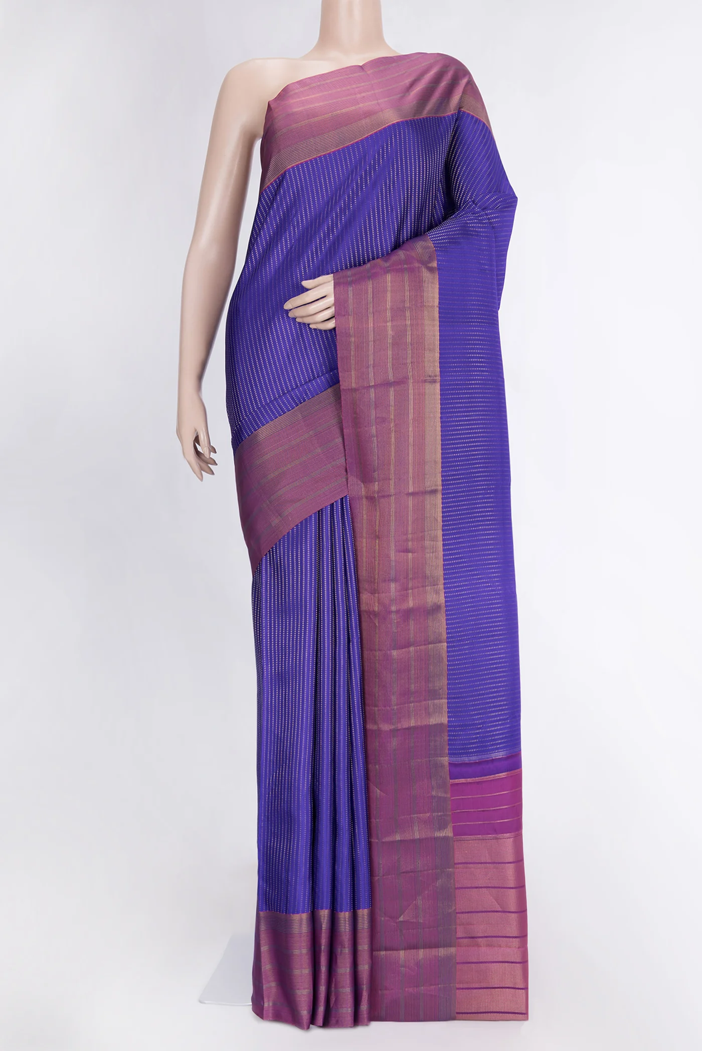 Royal Blue Kanchipuram Silk Saree
