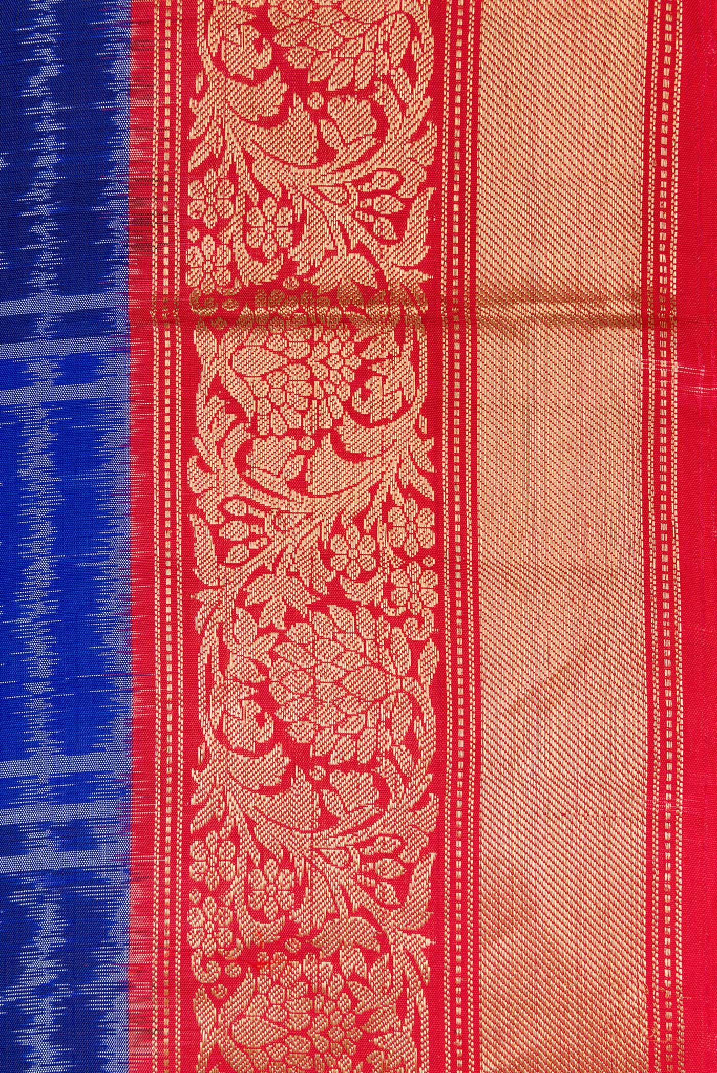 Royal Blue Soft Silk Saree - Image 3
