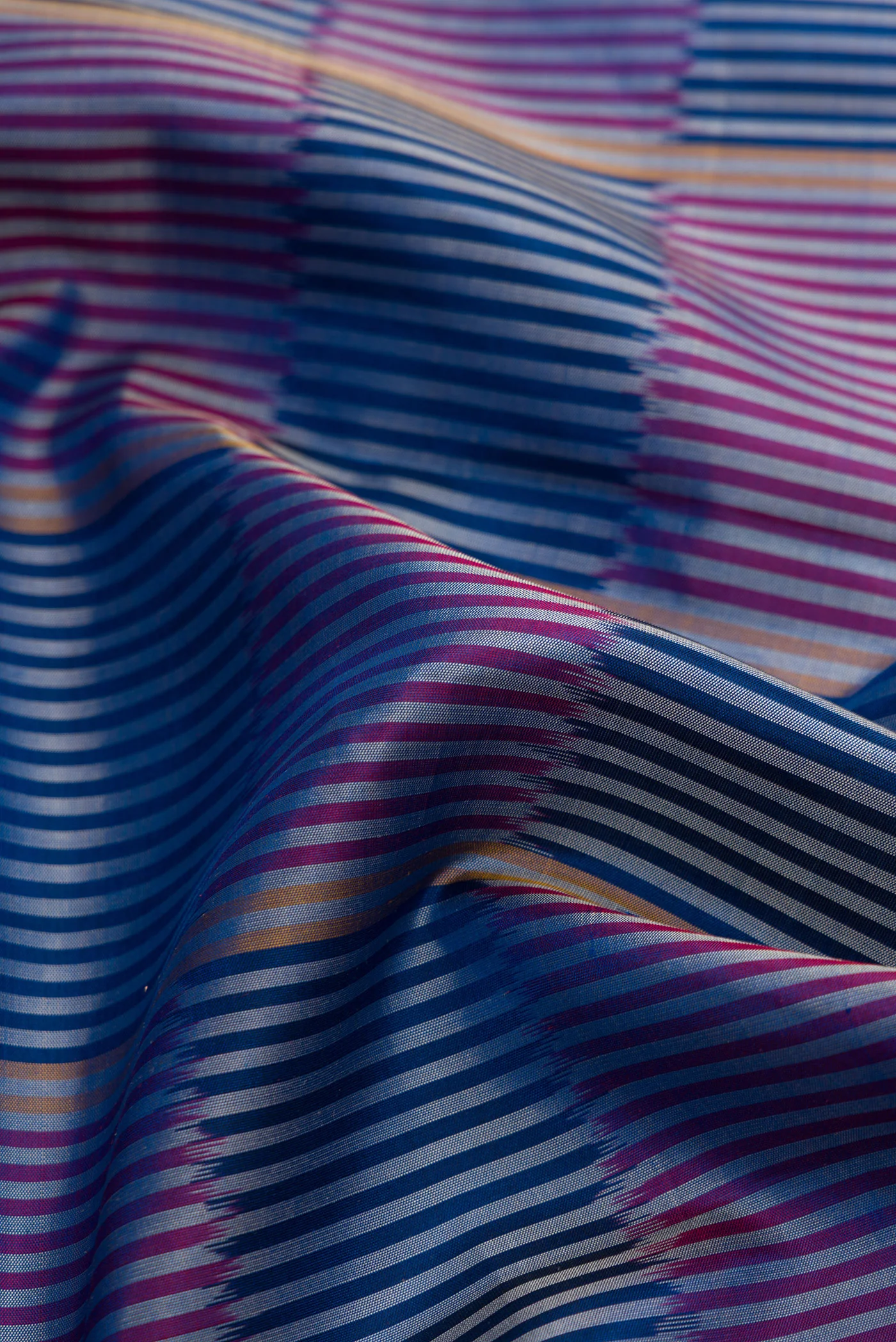 Blue Soft Silk Saree - Image 2