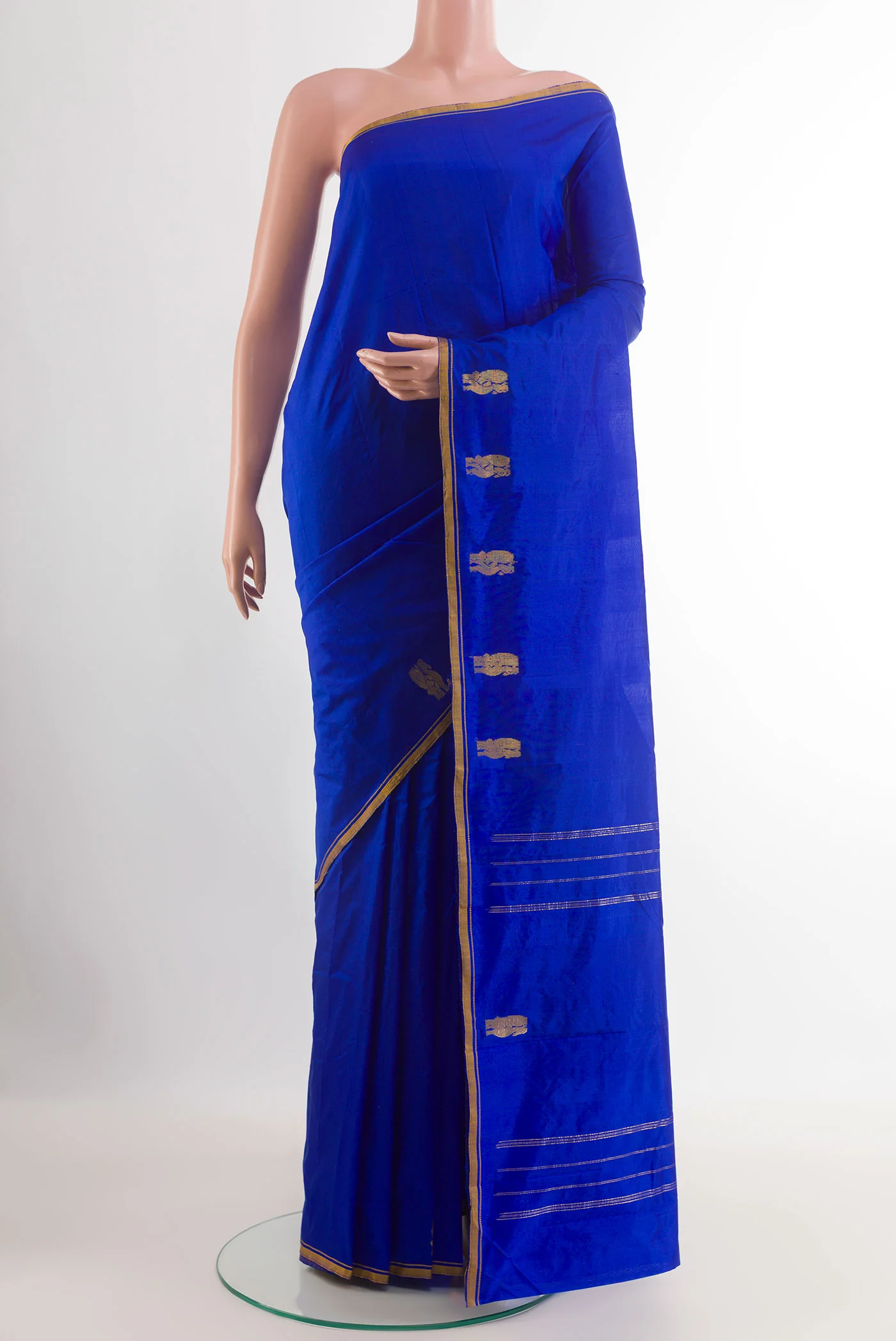 Royal Blue Kanchipuram Silk Saree
