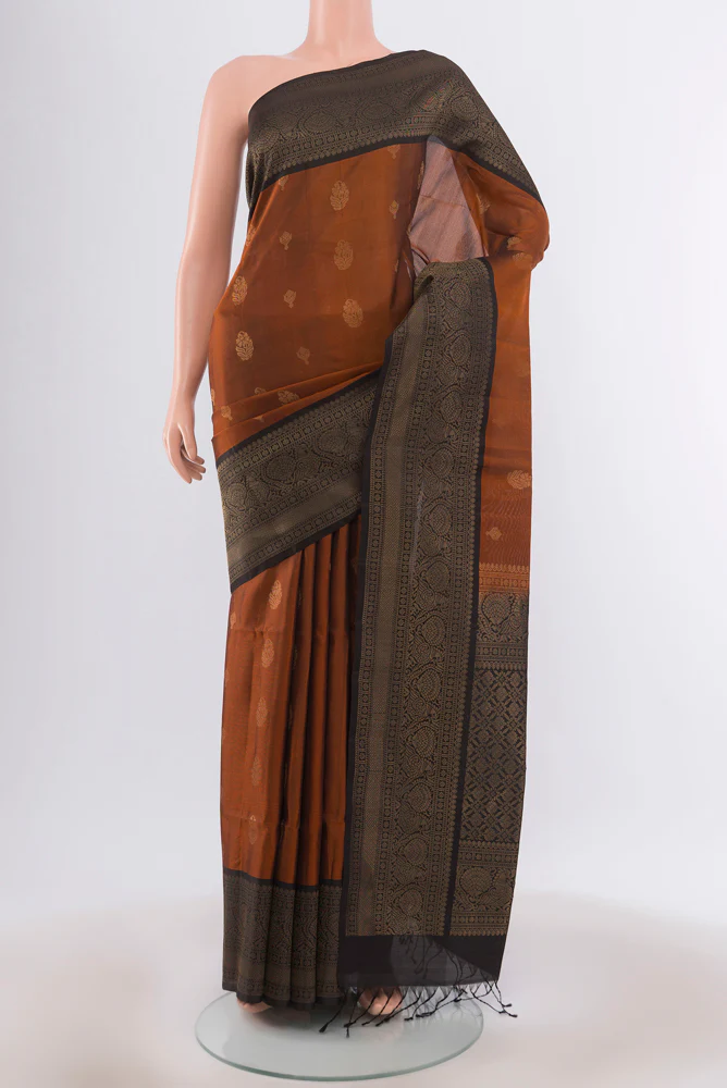 Rust Soft Silk Saree