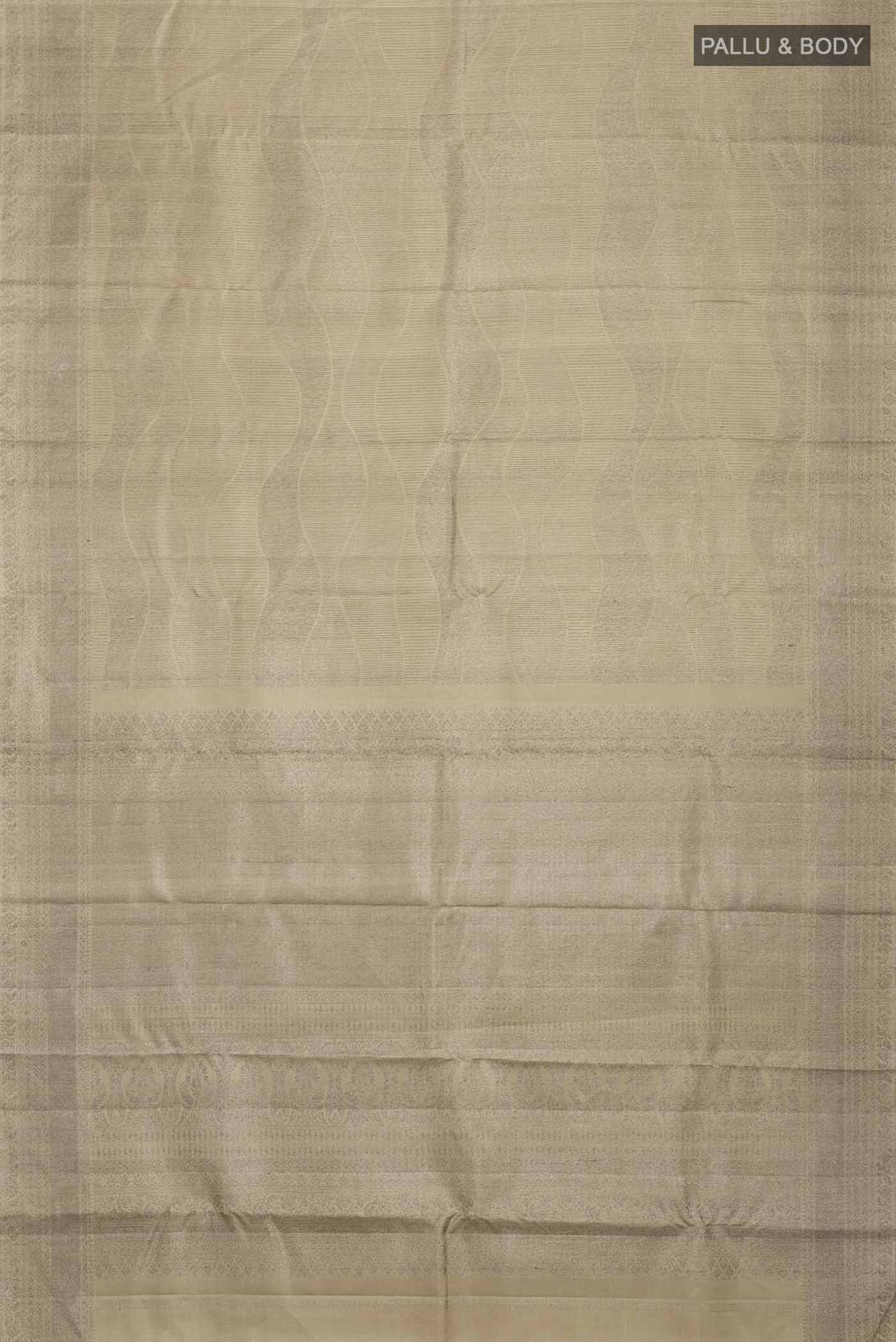 Sage Green Kanjivaram Silk Saree - Image 6