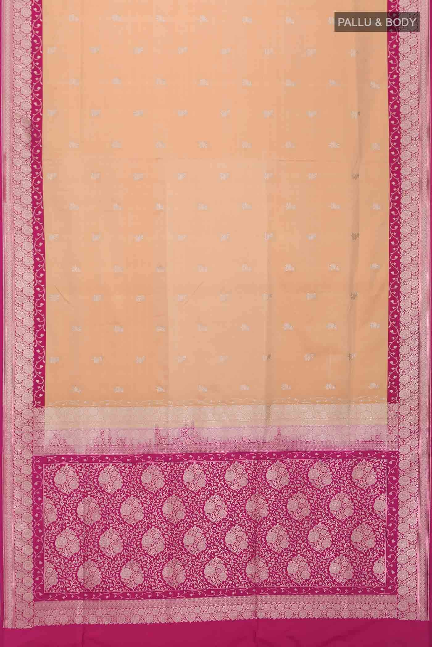 Sandal Banarasi Silk Saree - Image 2