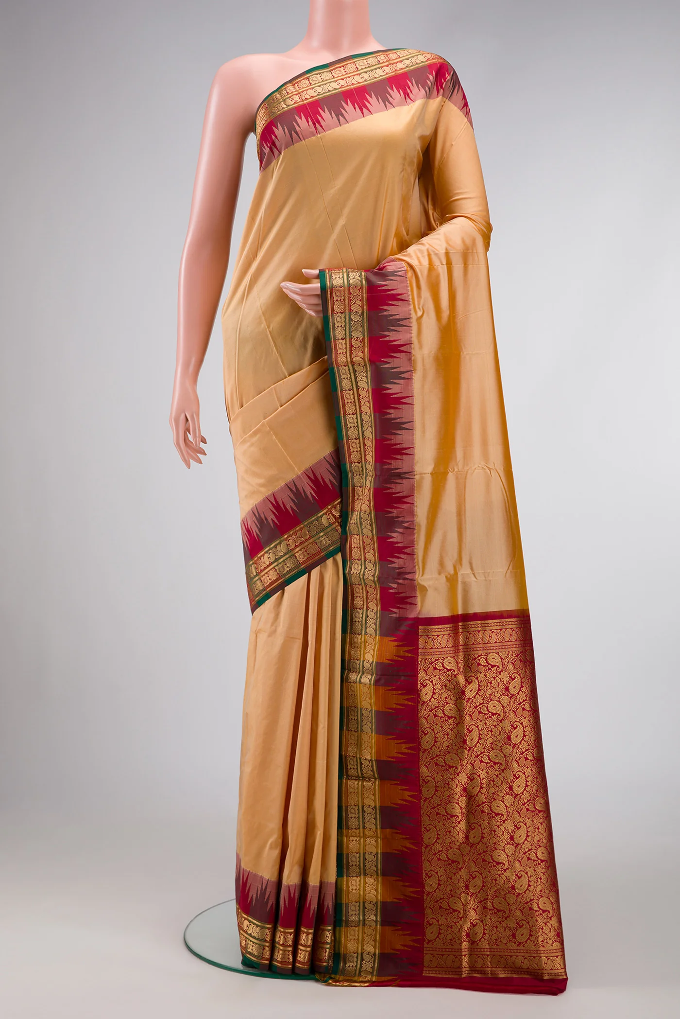 Sandal Bangalore Silk Saree