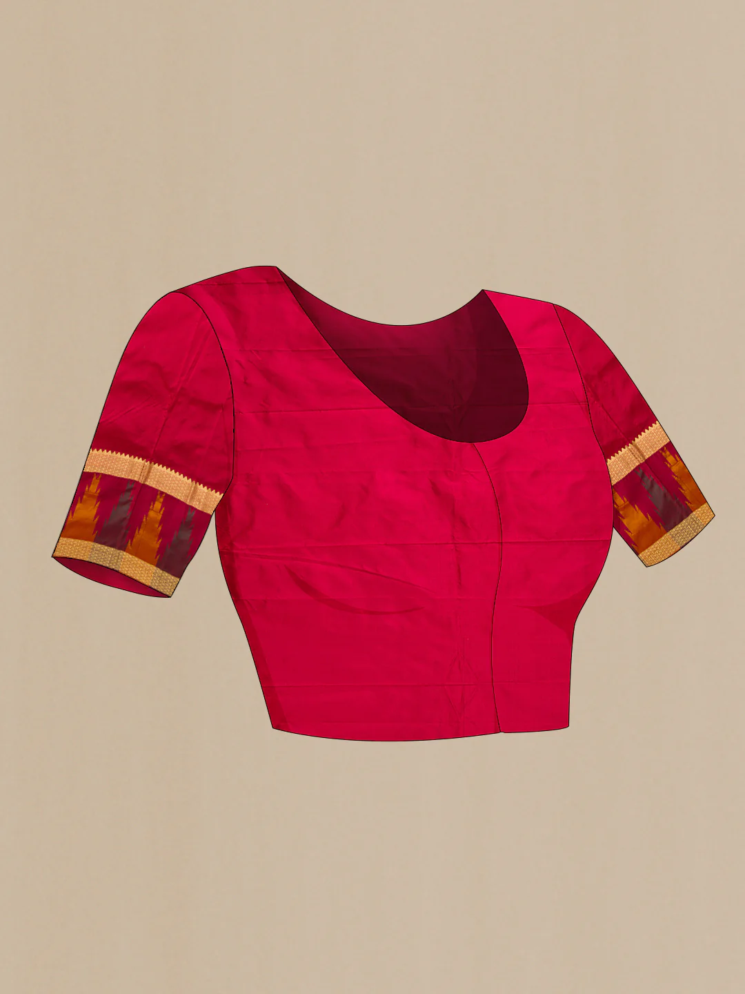Sandal Bangalore Silk Saree - Image 5