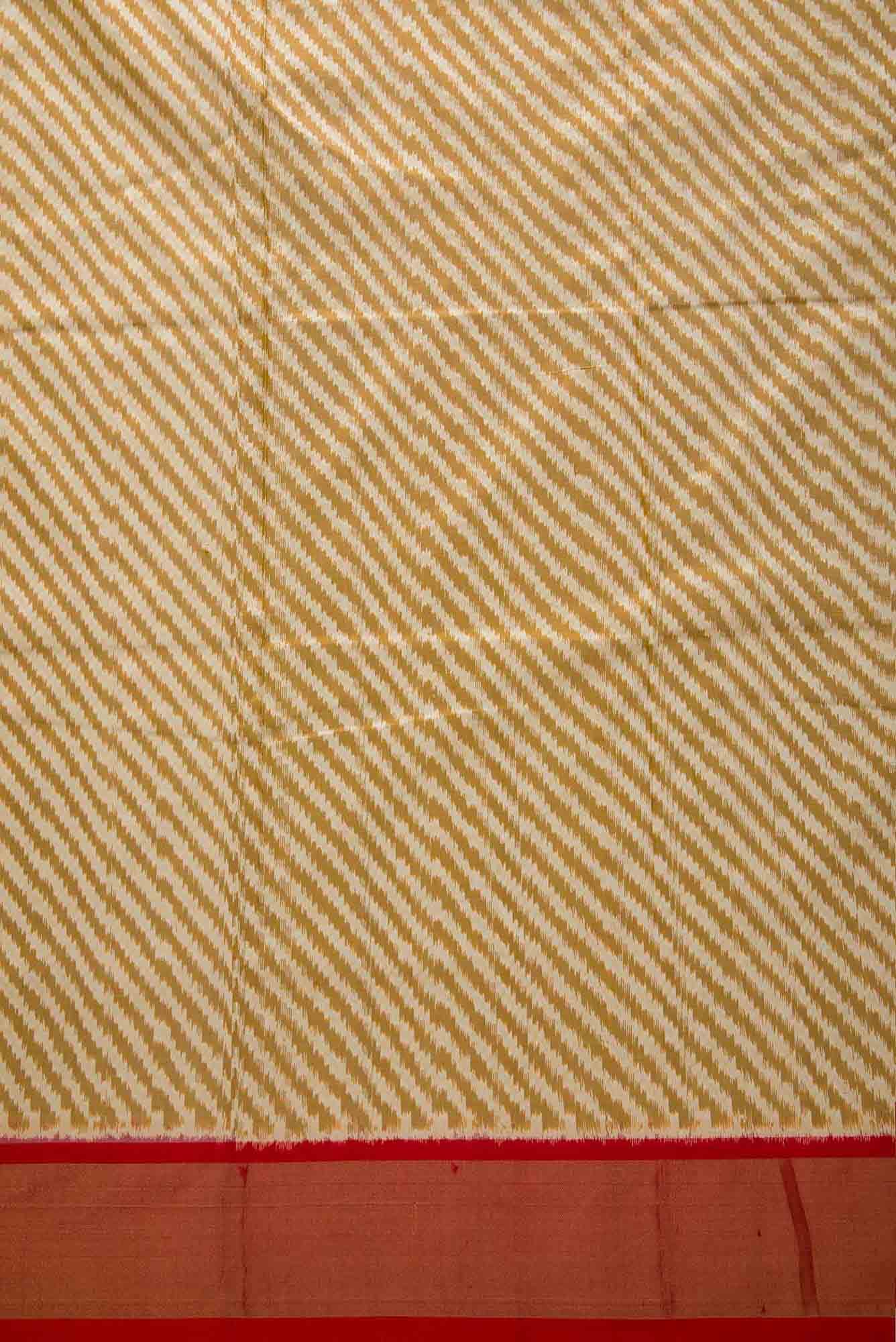 Sandal Double Ikat Dress Material - Image 2