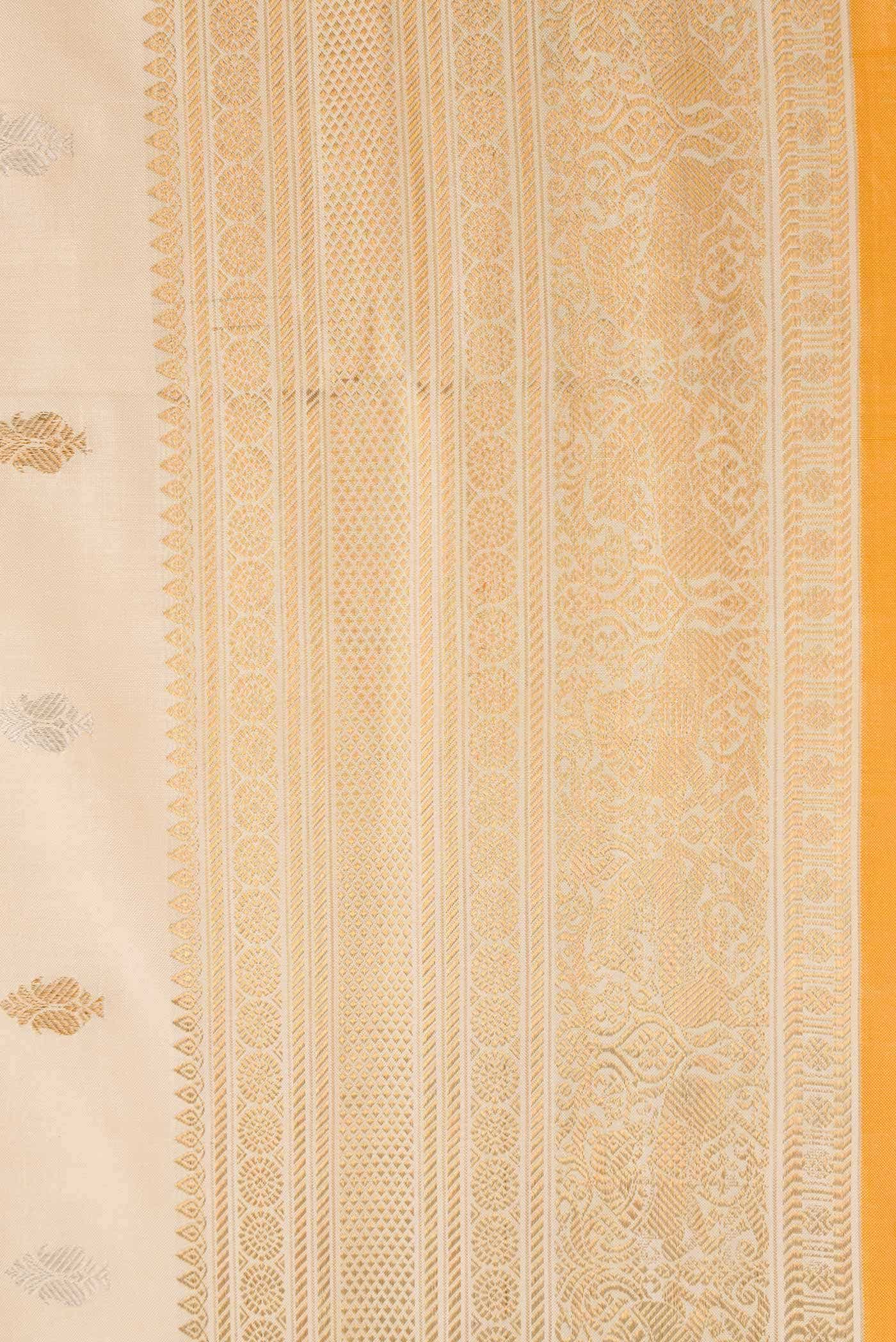 Sandal Double Ikat Saree - Image 11