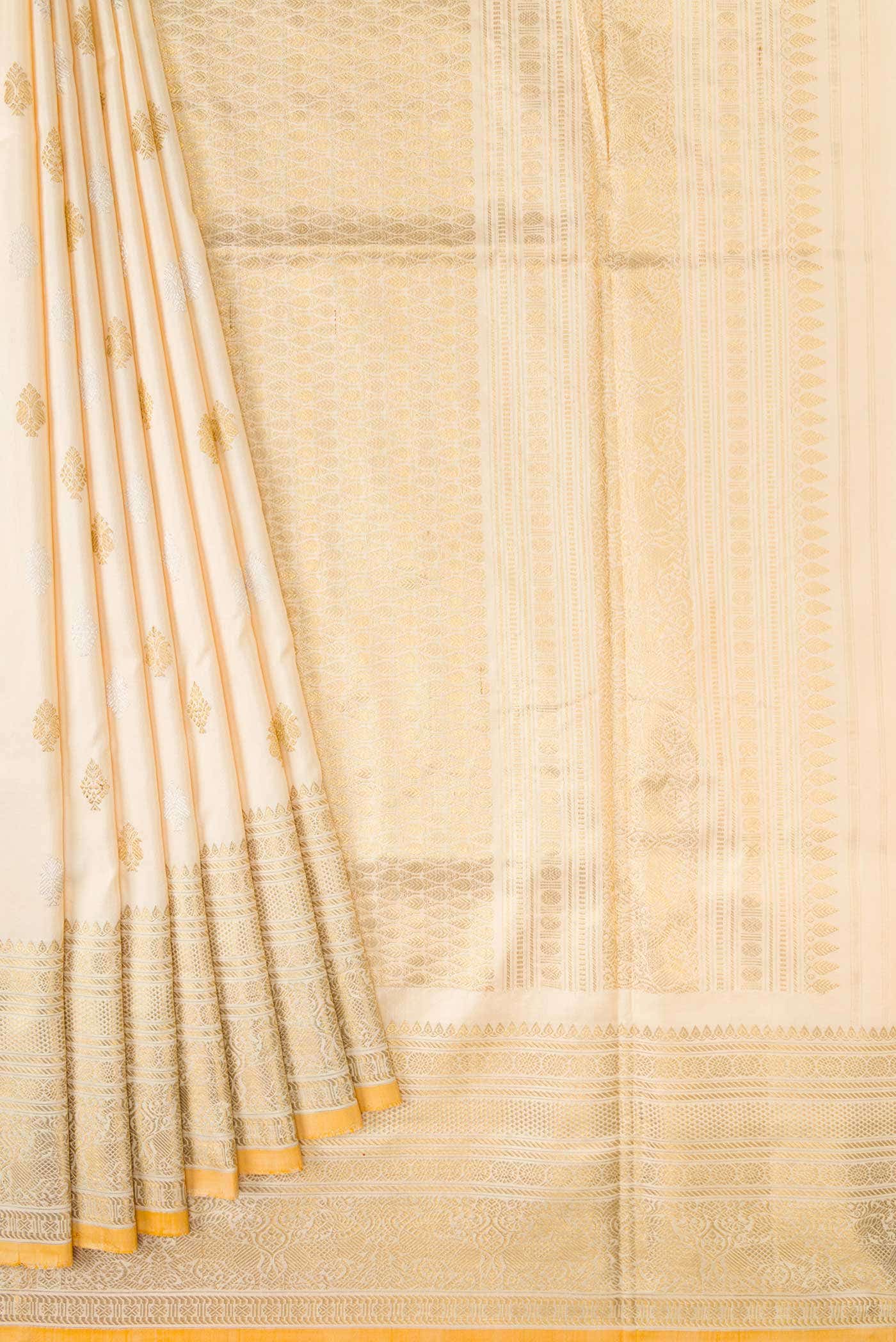 Sandal Double Ikat Saree - Image 2